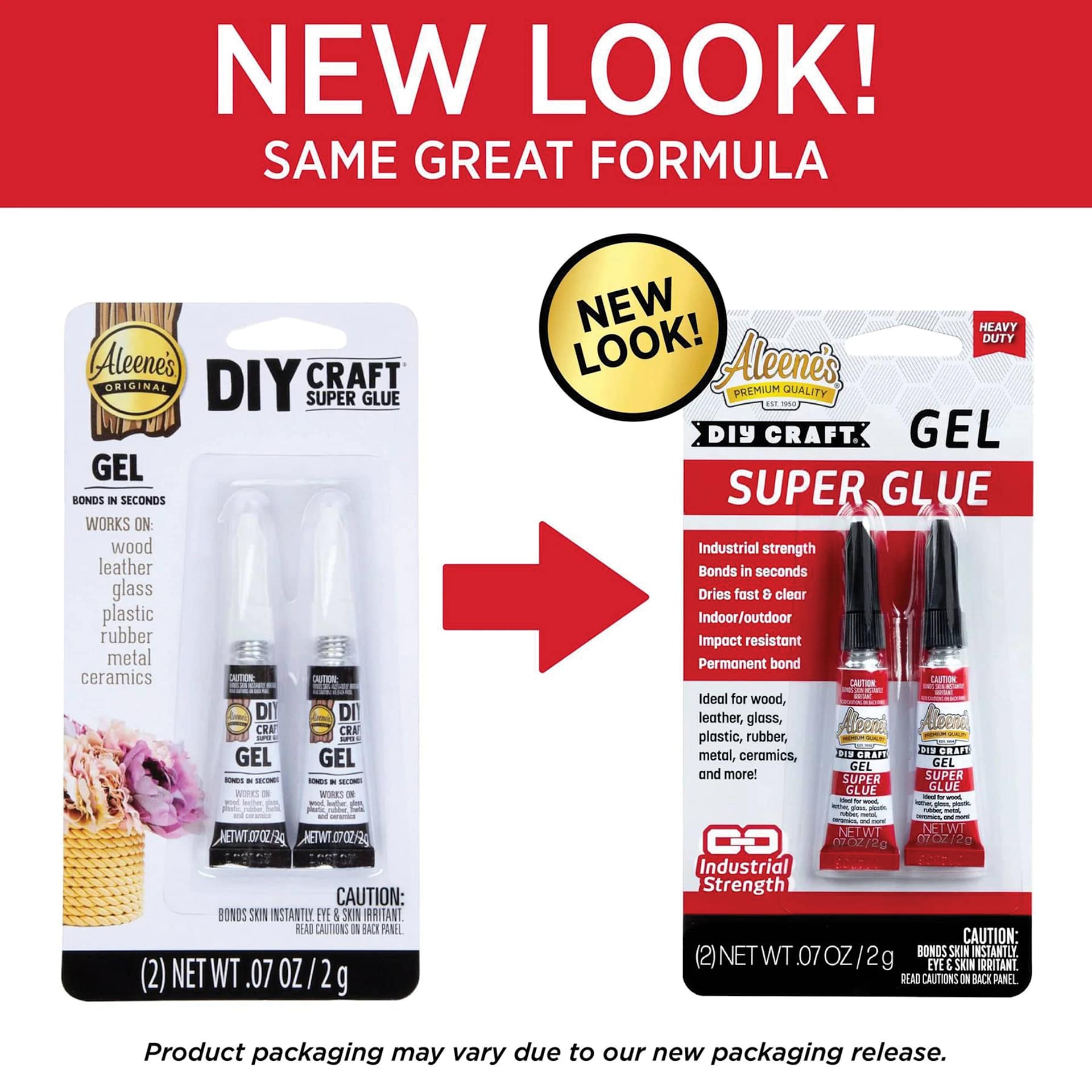 New Look! Same great formula.