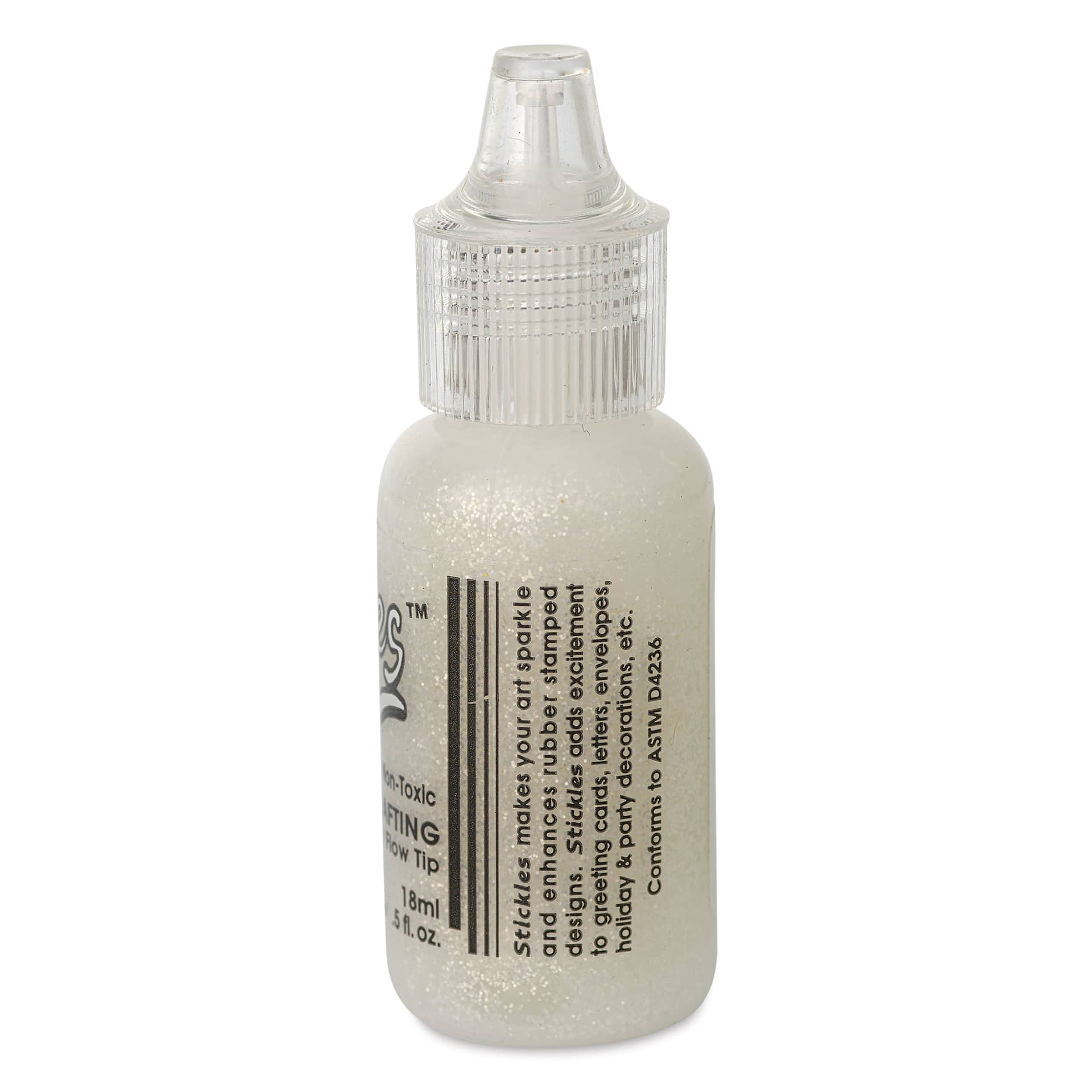 Ranger Stickles Glitter Glue - Frosted Lace, 1/2 oz - back