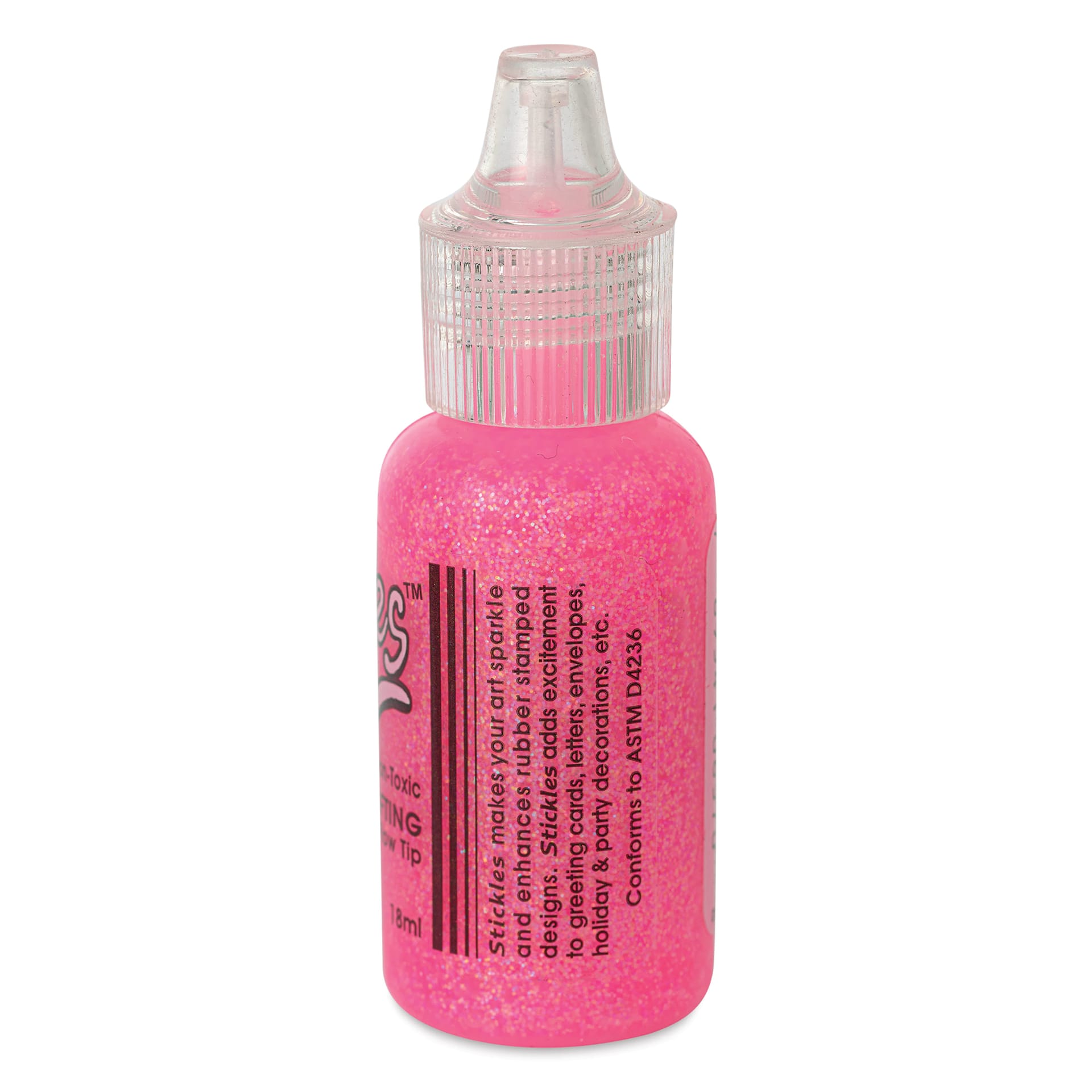 Ranger Stickles Glitter Glue - Hibiscus, 1/2 oz - back