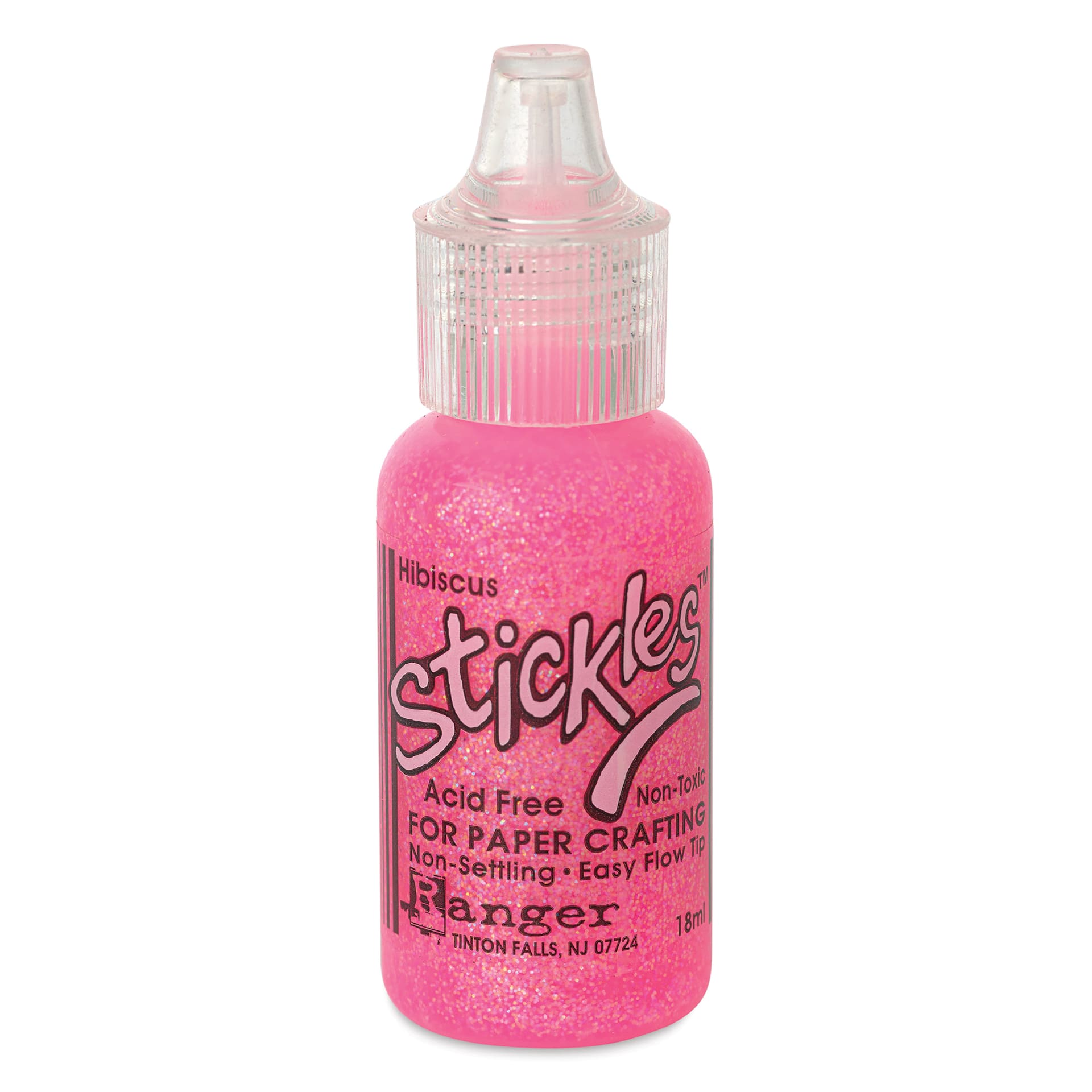 Ranger Stickles Glitter Glue - Hibiscus, 1/2 oz - front