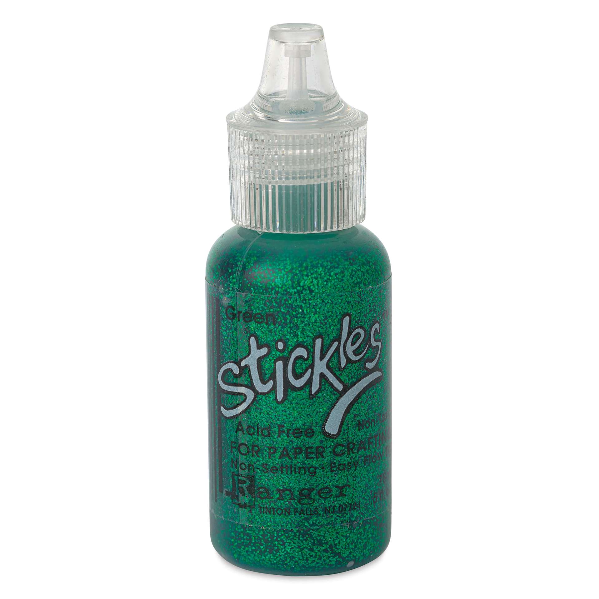 Ranger Stickles Glitter Glue - Green, 1/2 oz - front