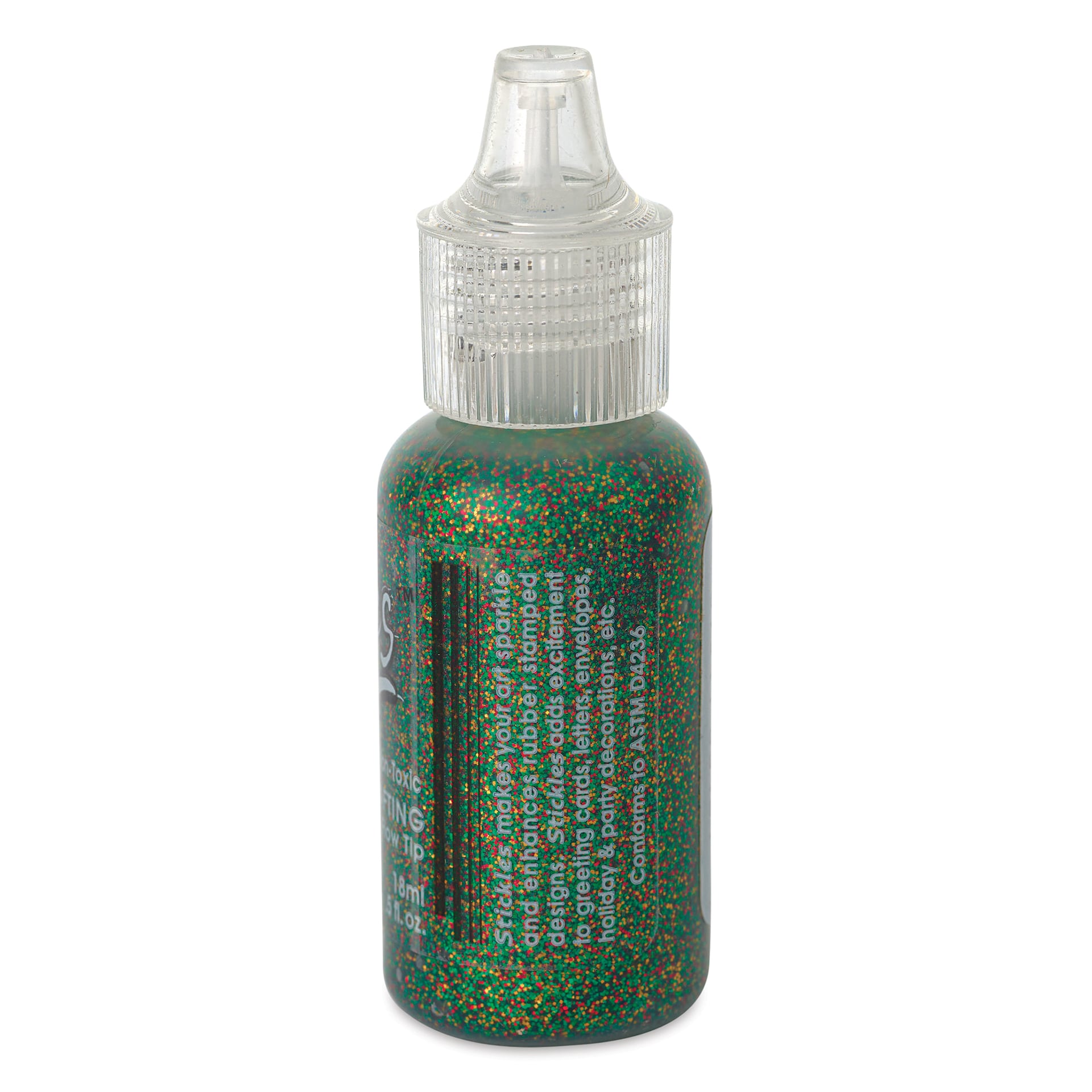 Ranger Stickles Glitter Glue - Holly, 1/2 oz - back