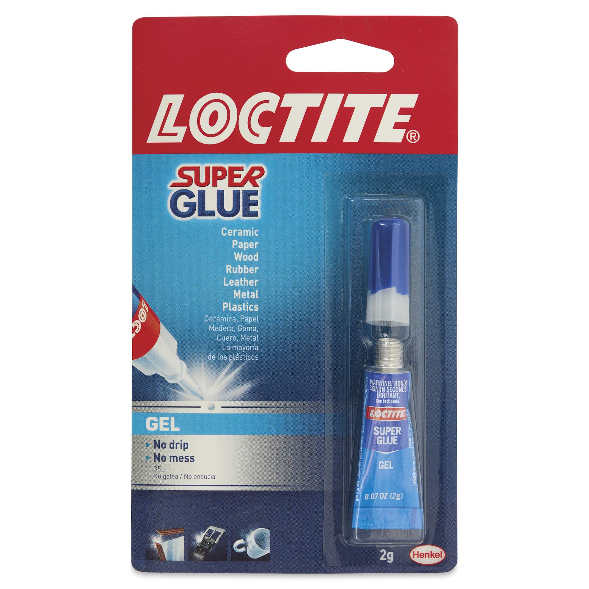 Loctite Super Glue Gel - 0.07 oz - front of packaging