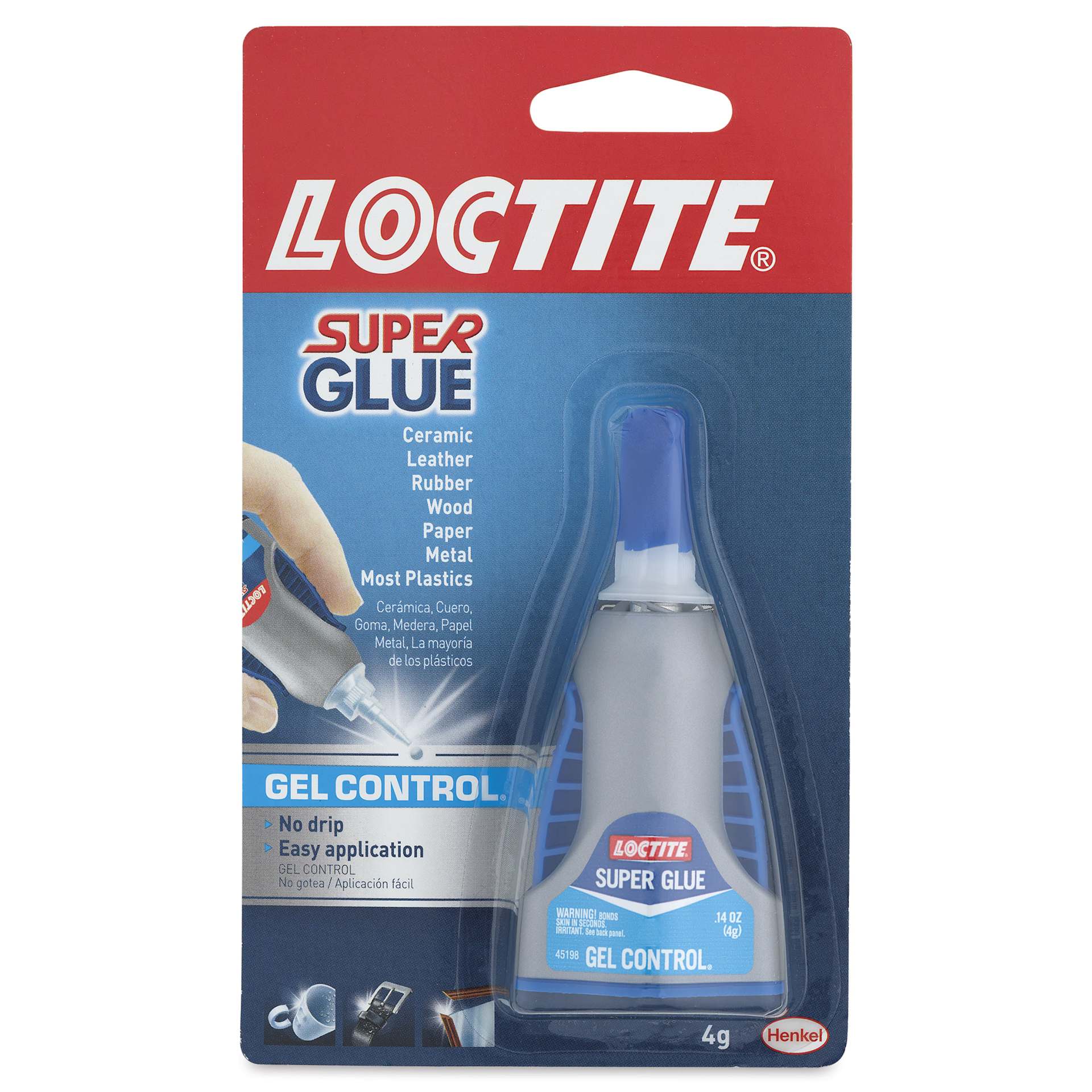 Loctite Gel Control Super Glue - front of packaging