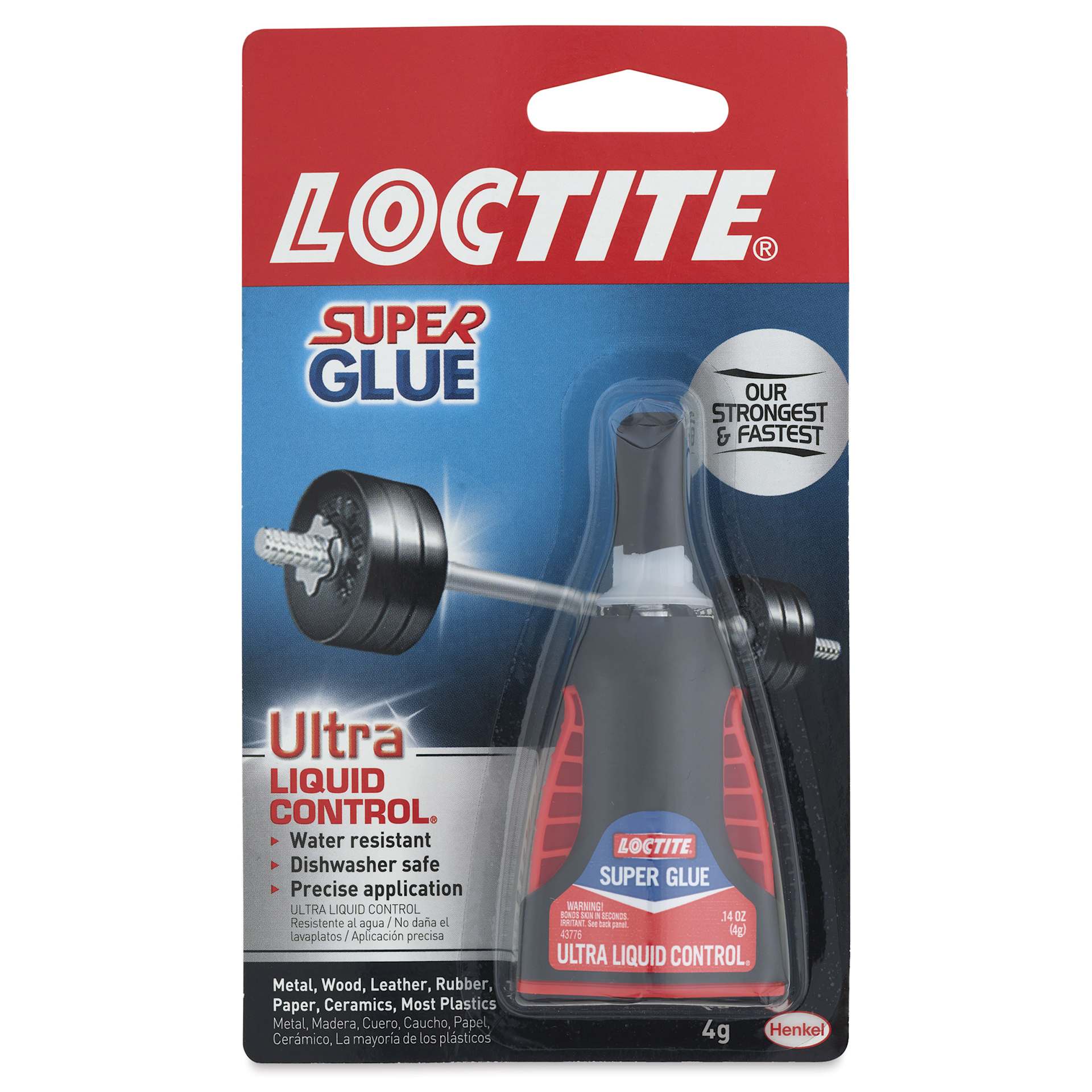 Loctite Super Glue - Ultra Liquid Control, 0.14 oz - front of packaging
