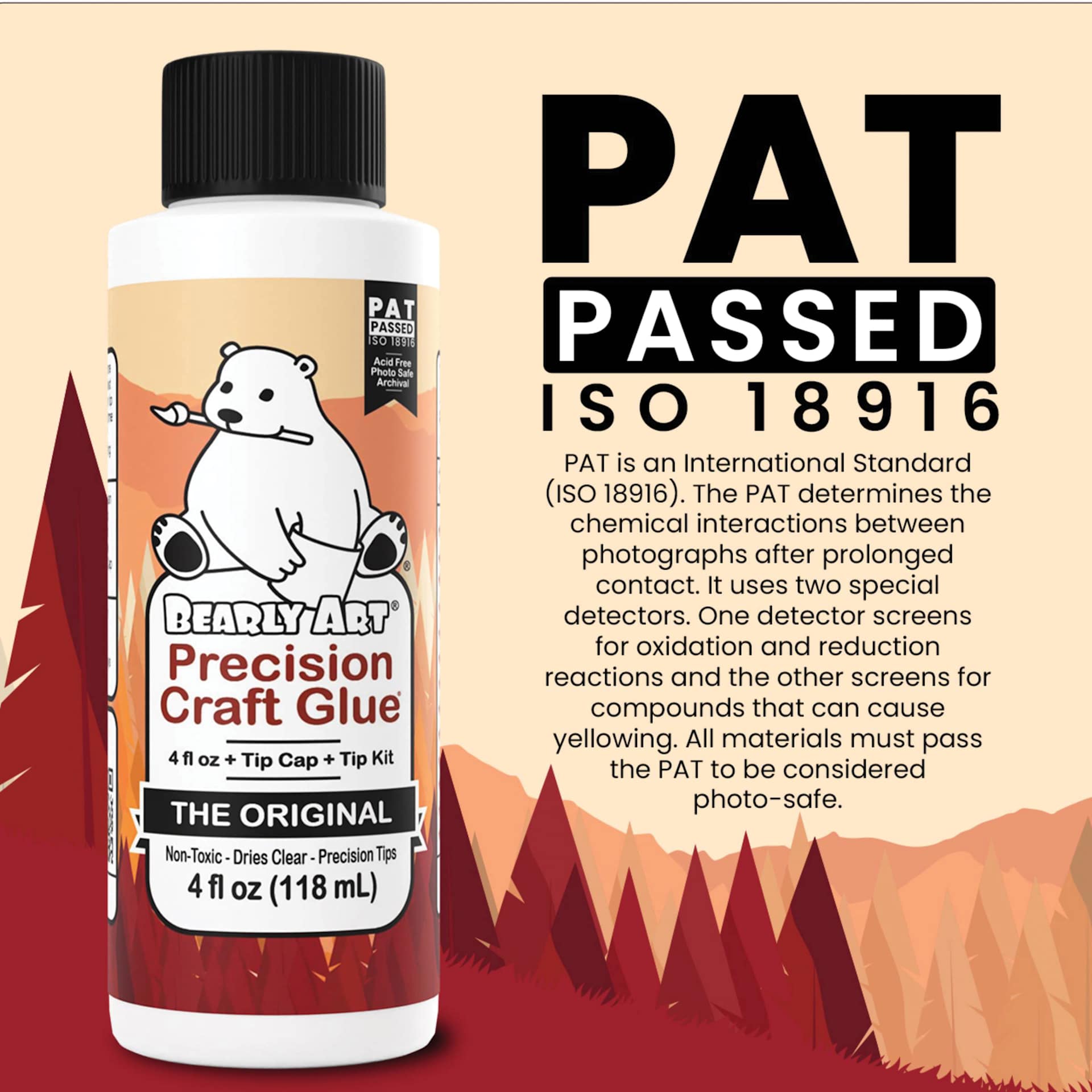 Bearly Art Precision Craft Glue - The Original, 4 oz