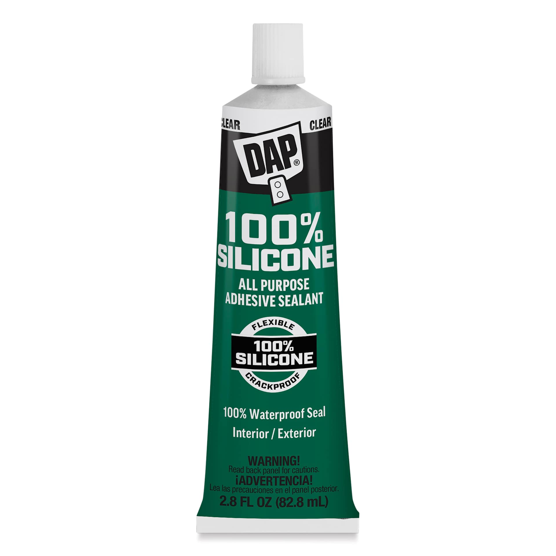 DAP All Purpose Adhesive Silicone Sealant - 2.8 oz Tube