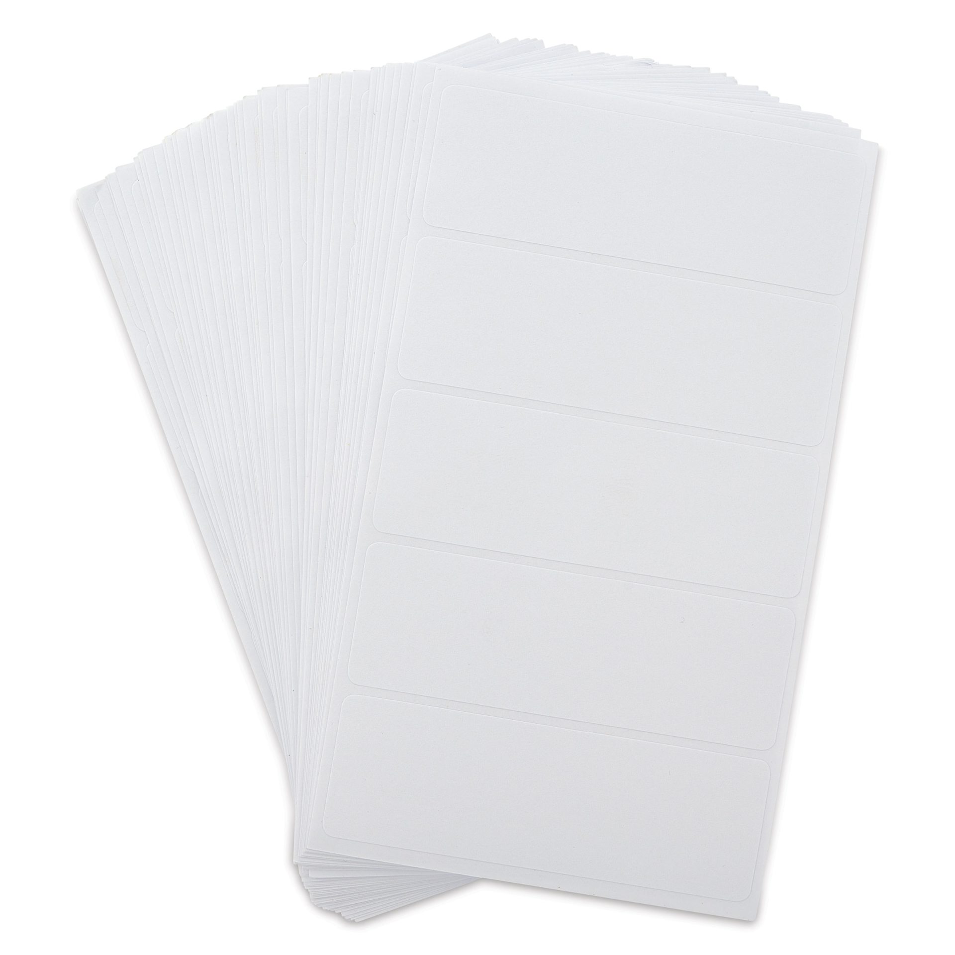 Charles Leonard Self-Adhesive All Purpose Removable Labels - Pkg of 250, 1" x 3"