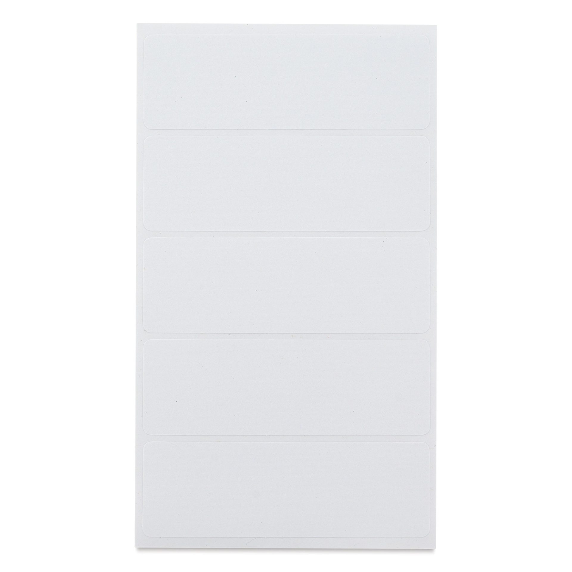 Charles Leonard Self-Adhesive All Purpose Removable Labels - Pkg of 250, 1" x 3" single sheet