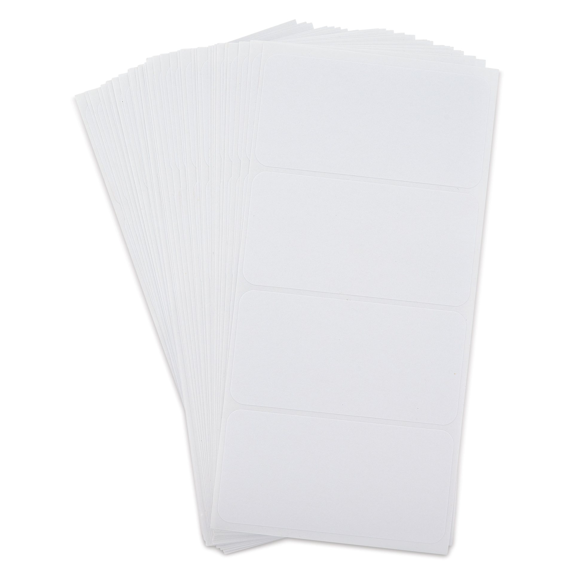 Charles Leonard Self-Adhesive All Purpose Removable Labels - Pkg of 160, 1-1/2" x 3"