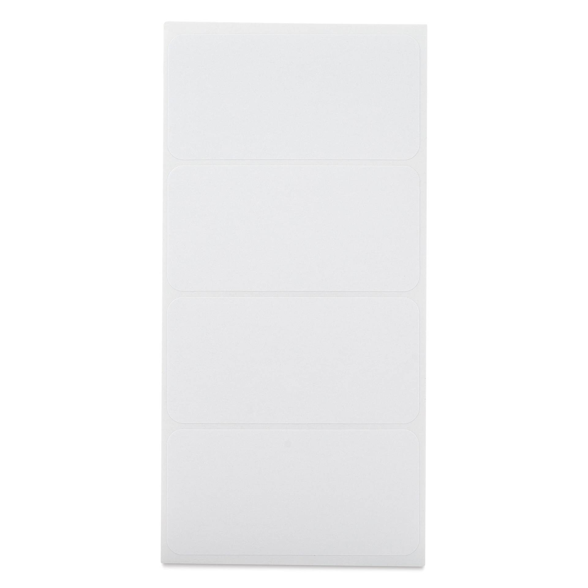 Charles Leonard Self-Adhesive All Purpose Removable Labels - Pkg of 160, 1-1/2" x 3" single sheet