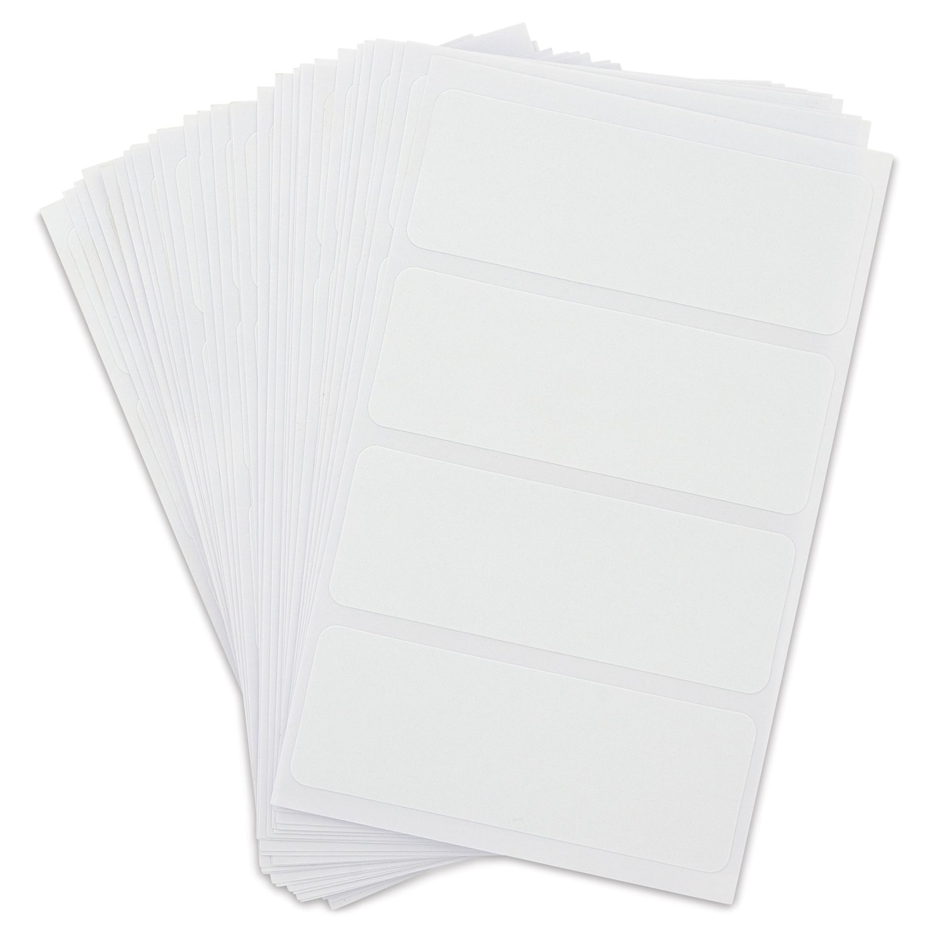 Charles Leonard Self-Adhesive All Purpose Label - Pkg of 128, 1" x 2-3/4"