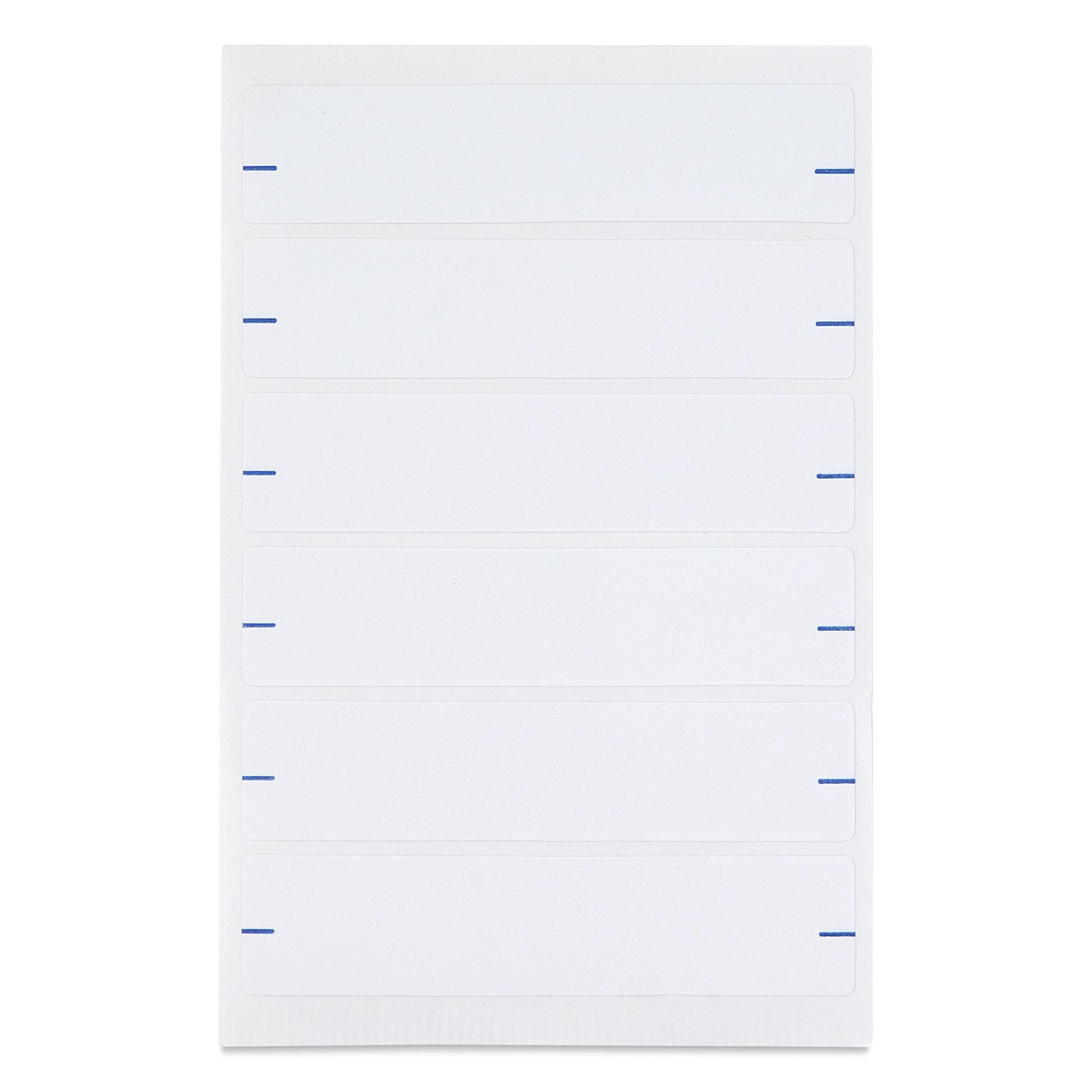 Charles Leonard File Folder Labels - Pkg of 156, 5/8" x 2-3/4" single sheets