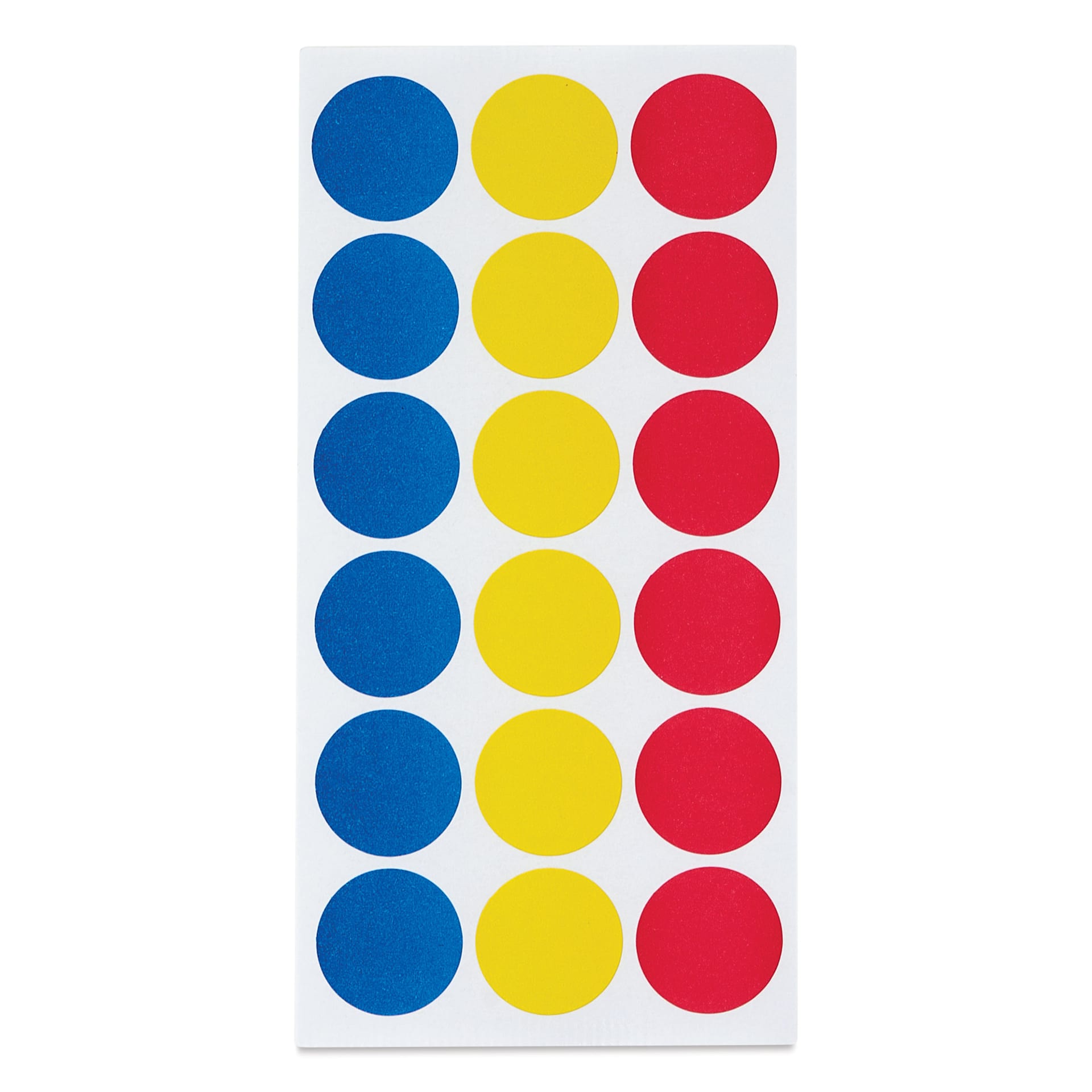 Charles Leonard Color Coding Labels - Pkg of 306, Assorted, 3/4" single sheet