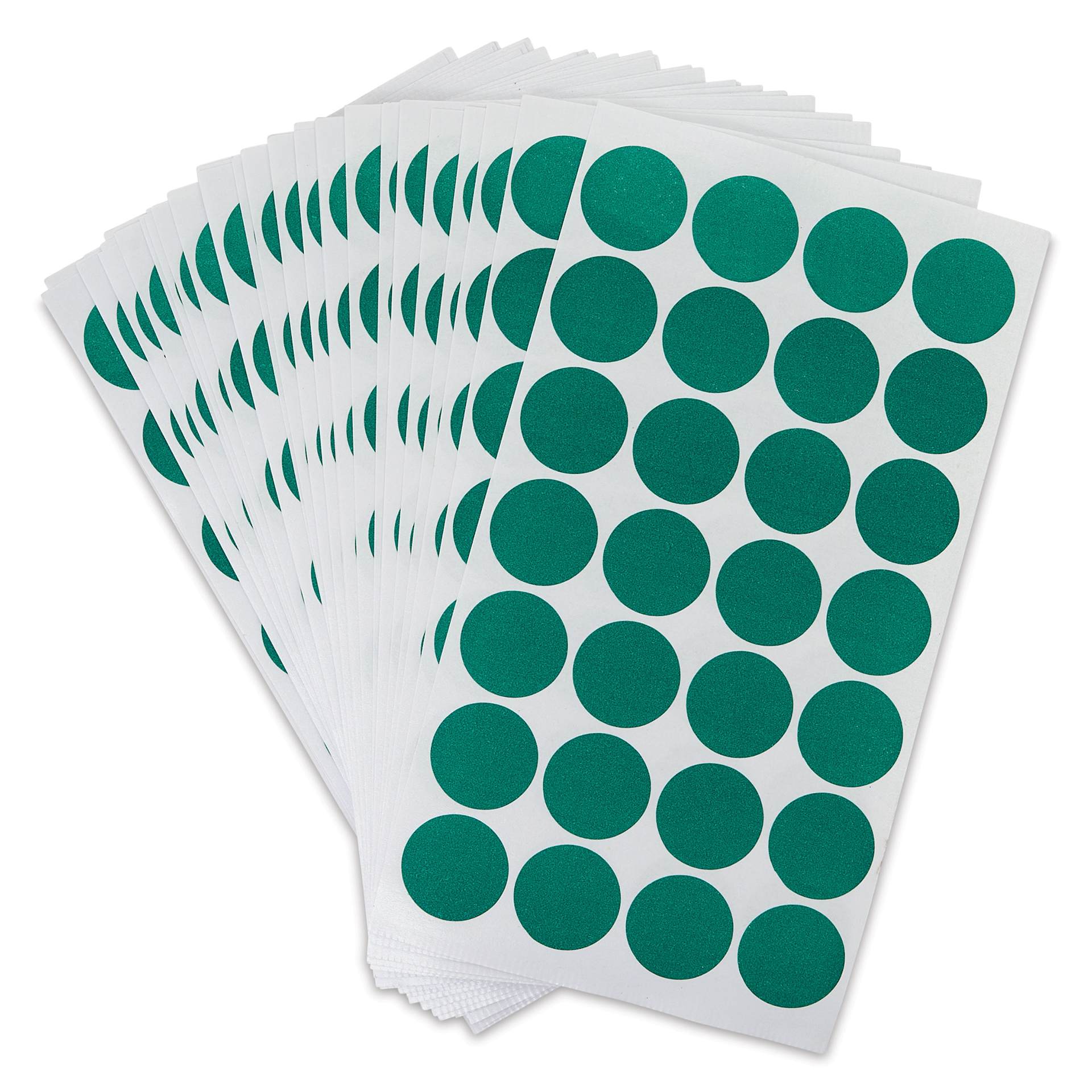 Charles Leonard Color Coding Labels - Pkg of 1000, Green, 3/4"