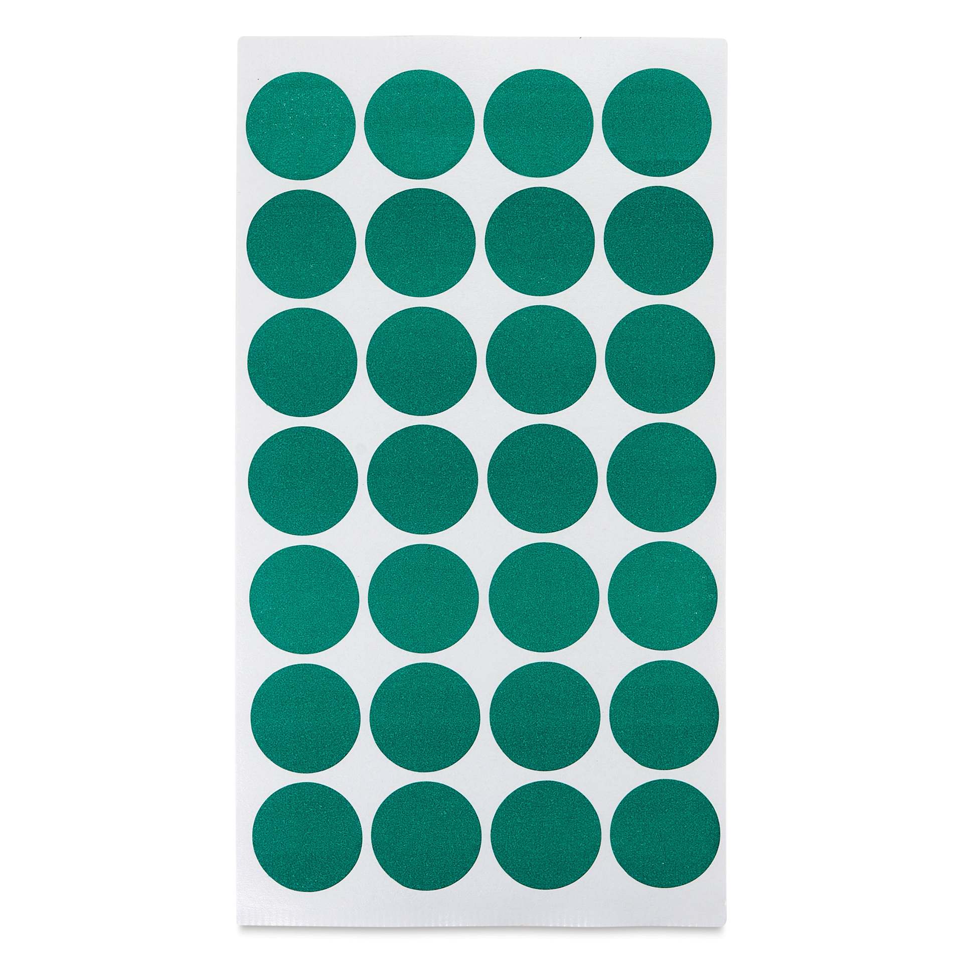 Charles Leonard Color Coding Labels - Pkg of 1000, Green, 3/4" single sheet