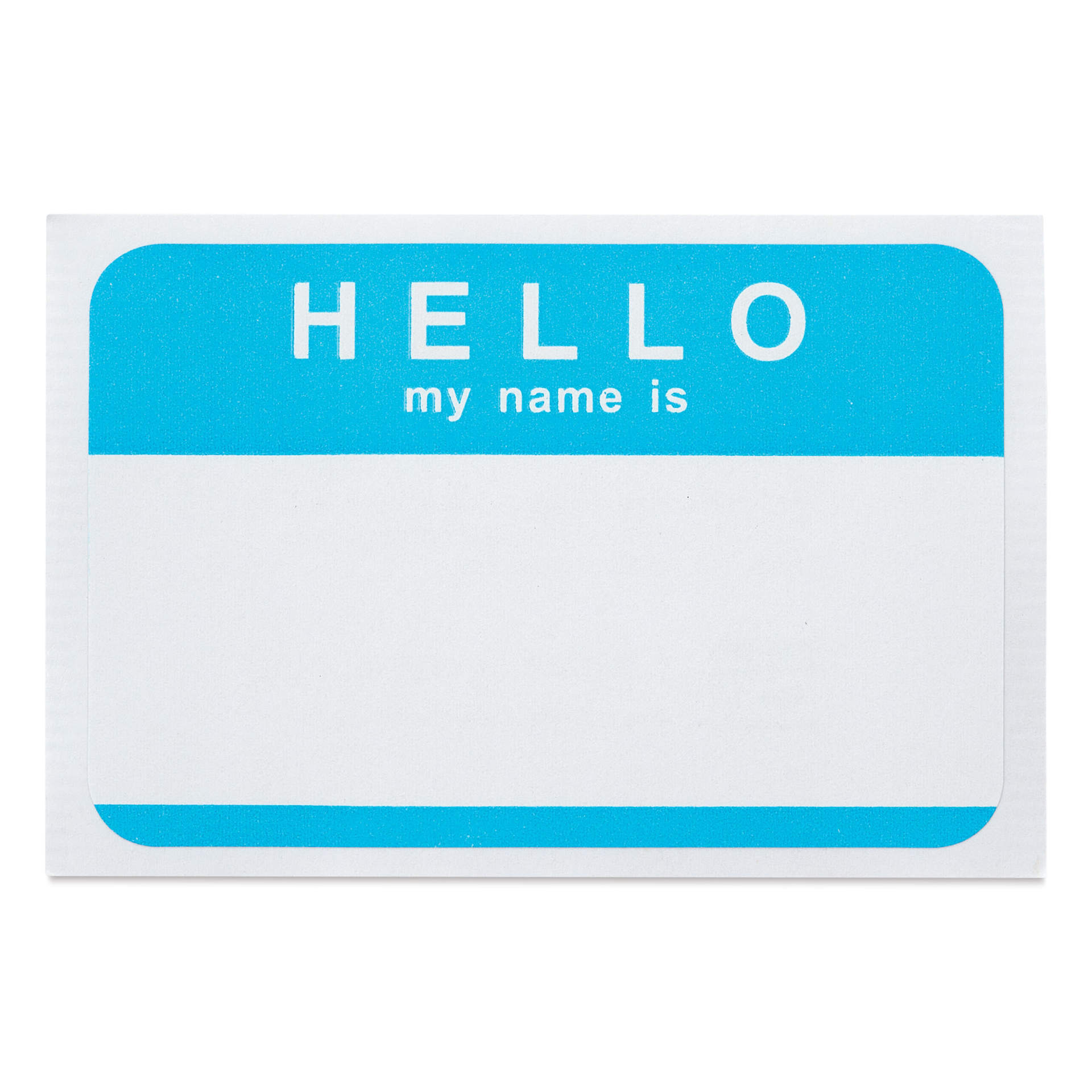 Charles Leonard Self-Adhesive Hello Name Badges single