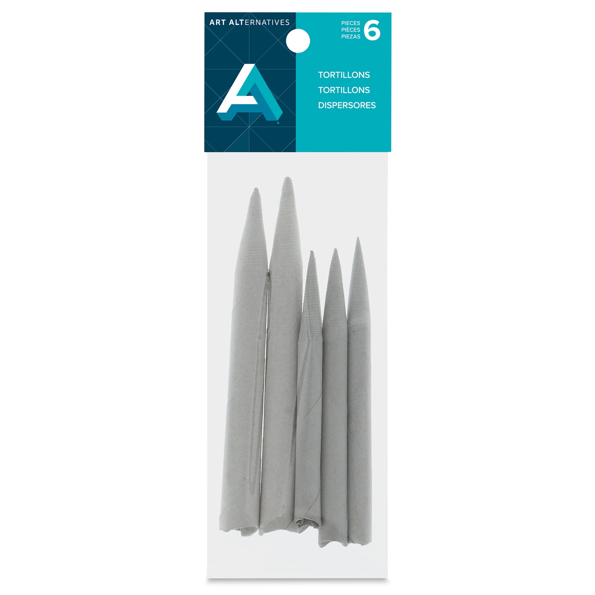 Art Alternatives Tortillons Set of 6, front of packaging