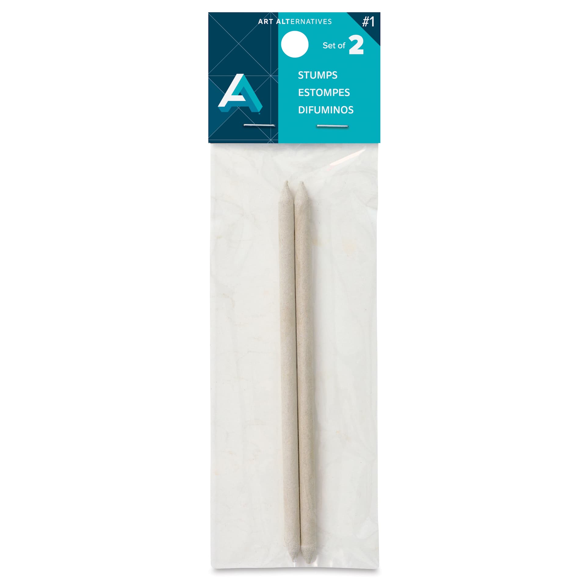 Art Alternatives Blending Stumps - 1/8", Pkg of 2, front of packaging