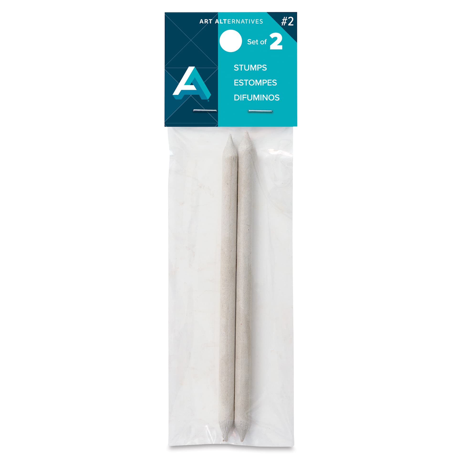 Art Alternatives Blending Stumps - 3/16", Pkg of 2, front of packaging