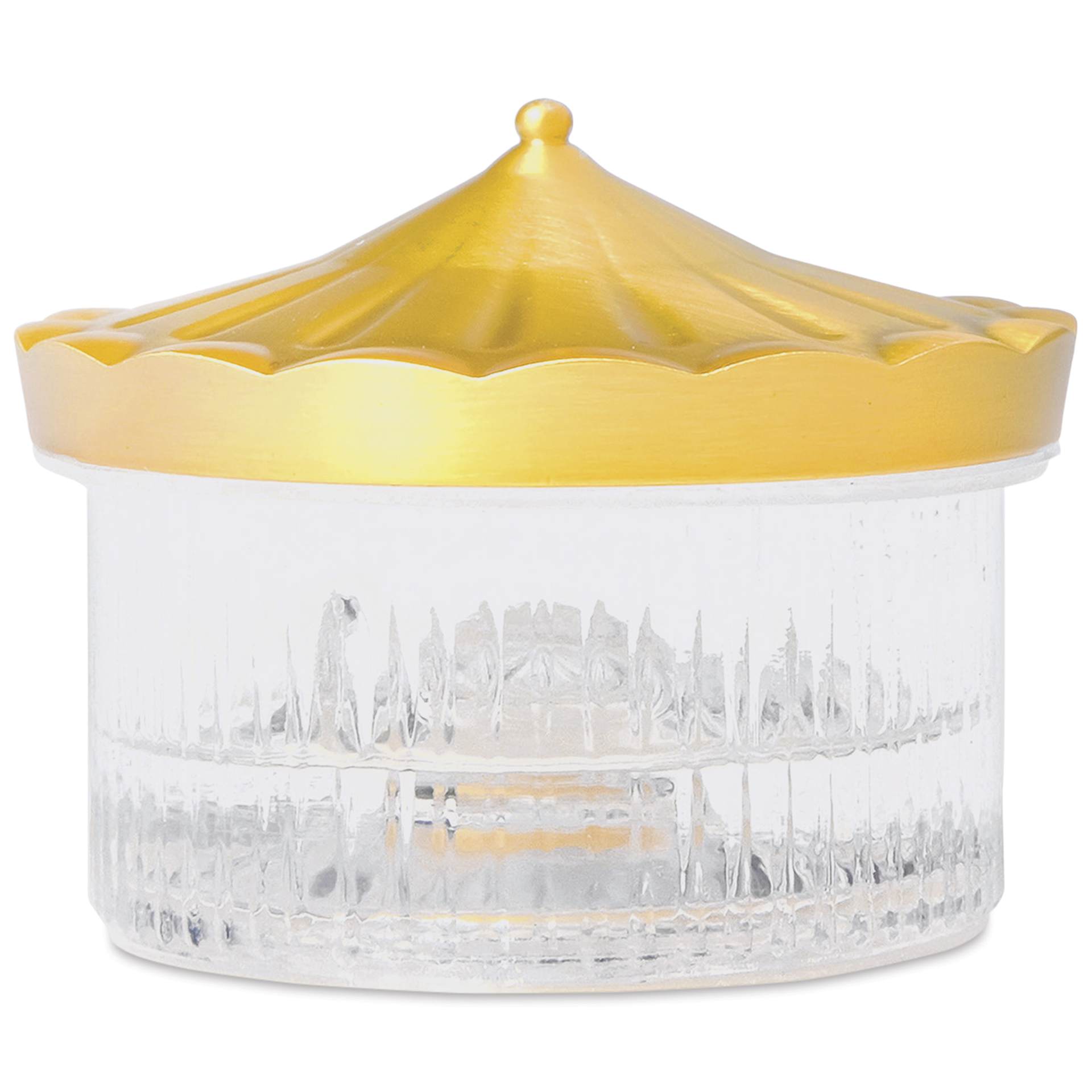 Ferris Wheel Press The Carousel Inkwell - Polished Edition, inkwell in store position with lid on
