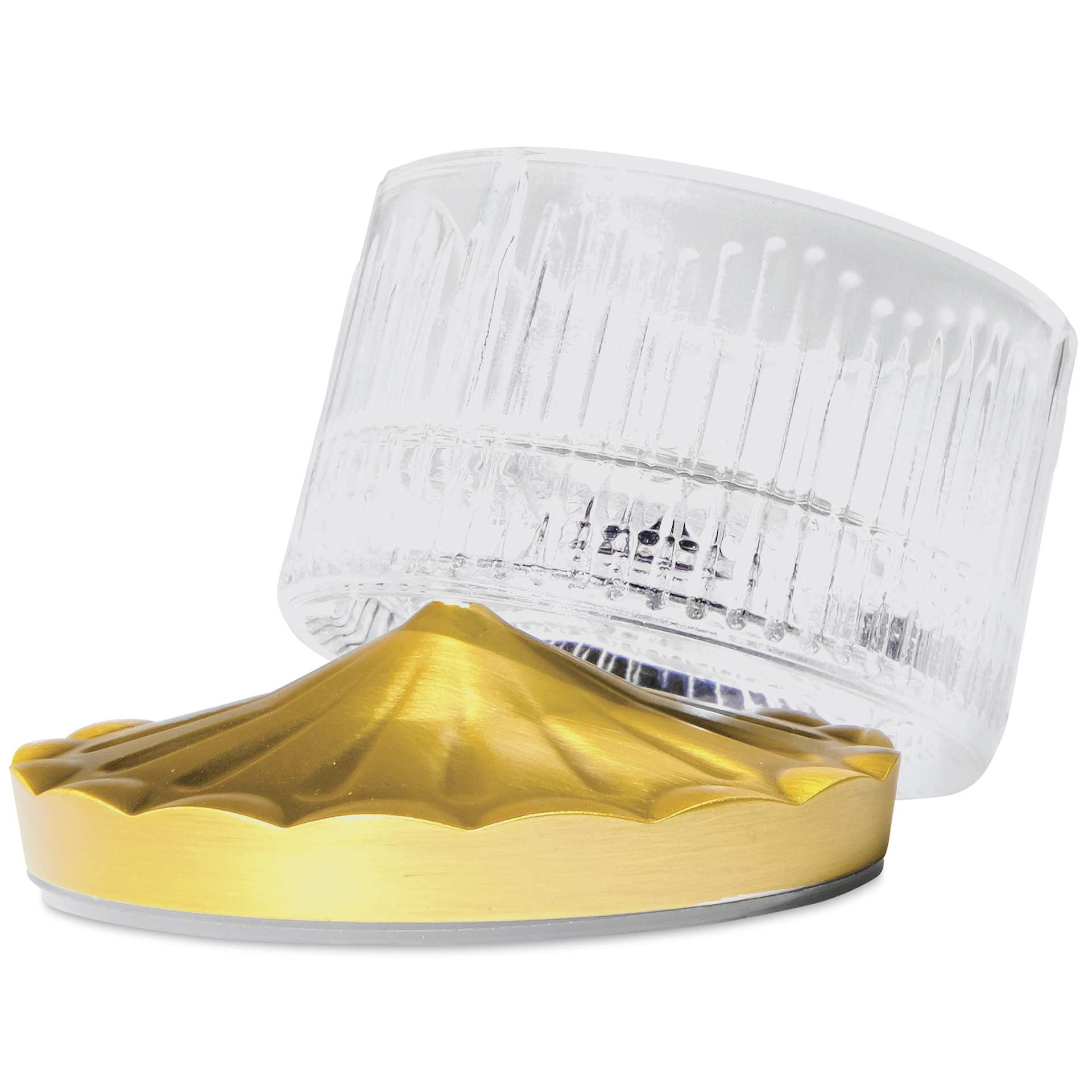Ferris Wheel Press The Carousel Inkwell - Polished Edition, inkwell in savour position slanted