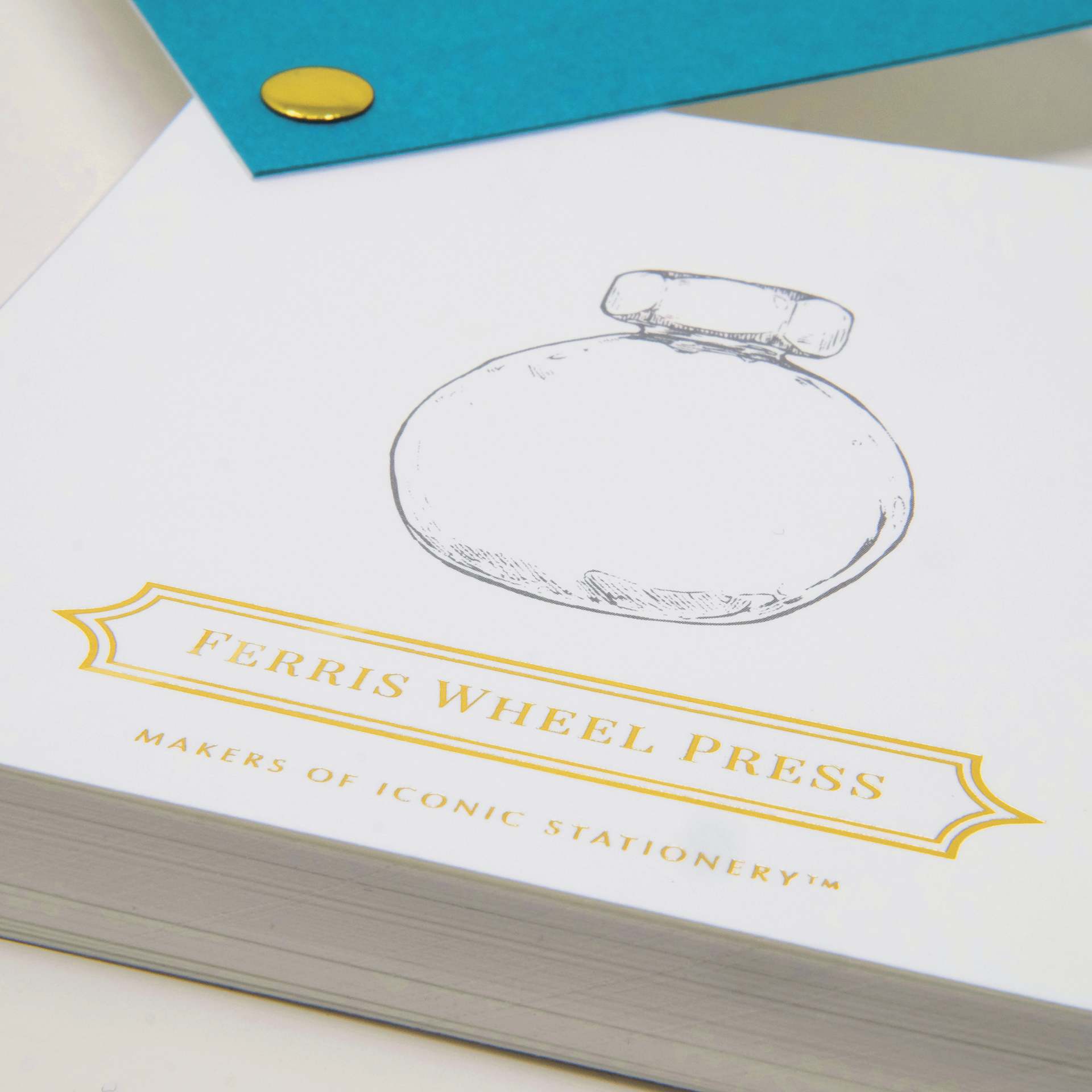 Ferris Wheel Press The Colour Spectrum Ink Swatchbook - 40 Pages, 100 lb, open