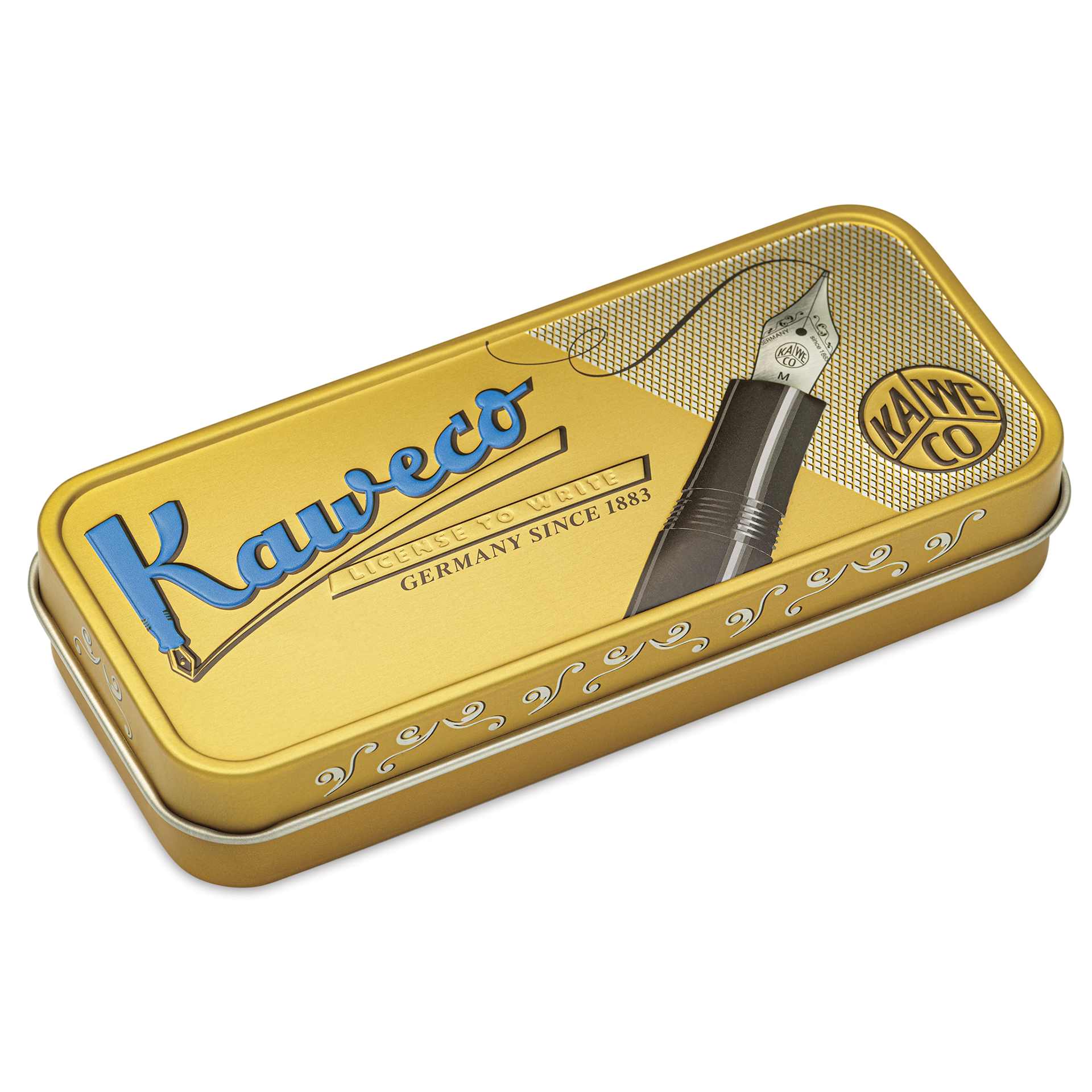 Kaweco Sketch Up Corrector Eraser Holder - Brass, 5.6 mm, tin box shown