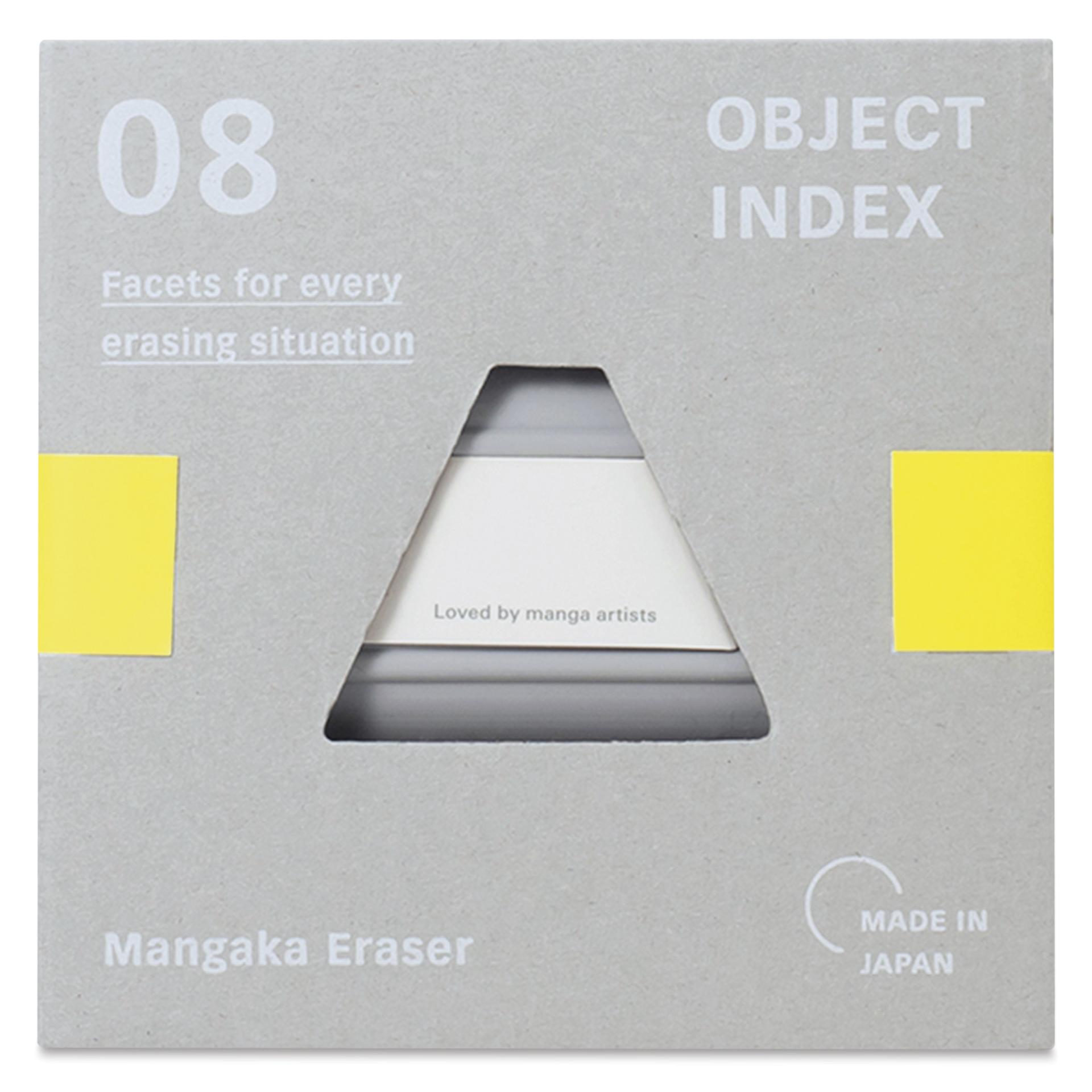 Object Index Mangaka Eraser - Triangular, front of the box