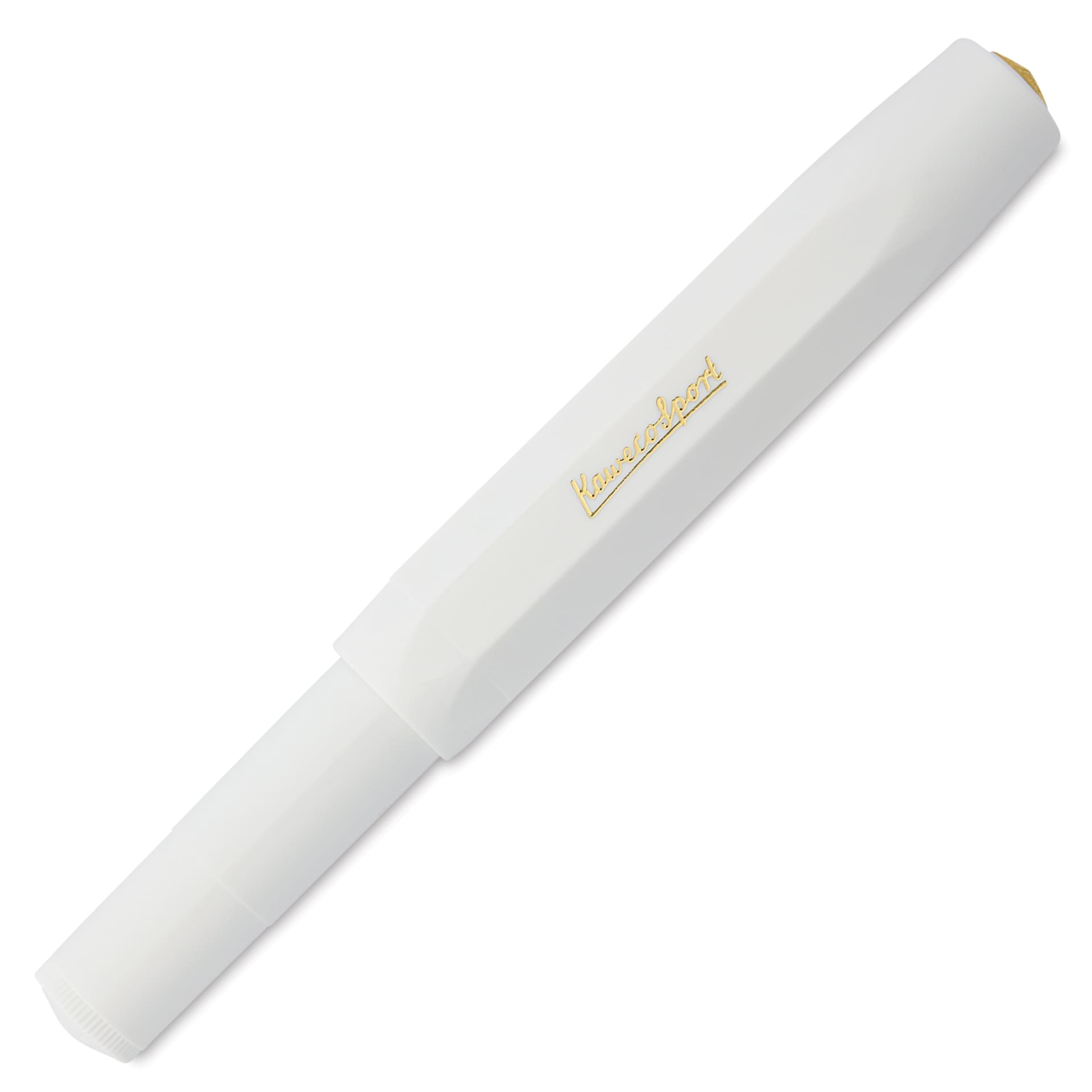 Kaweco Classic Sport Fountain Pen - White, Broad, cap replaced