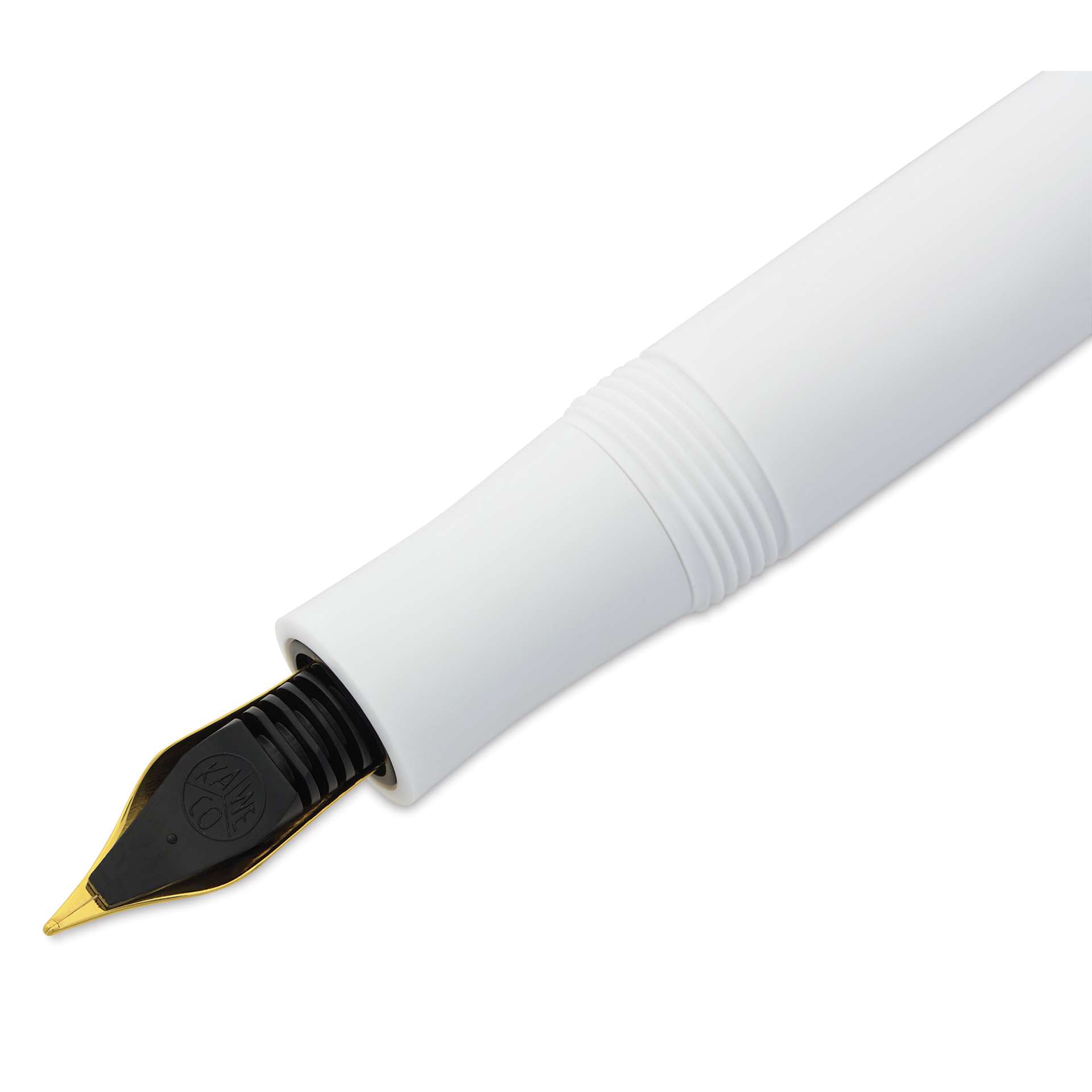 Kaweco Classic Sport Fountain Pen - White, Fine, close-up of the ink feed