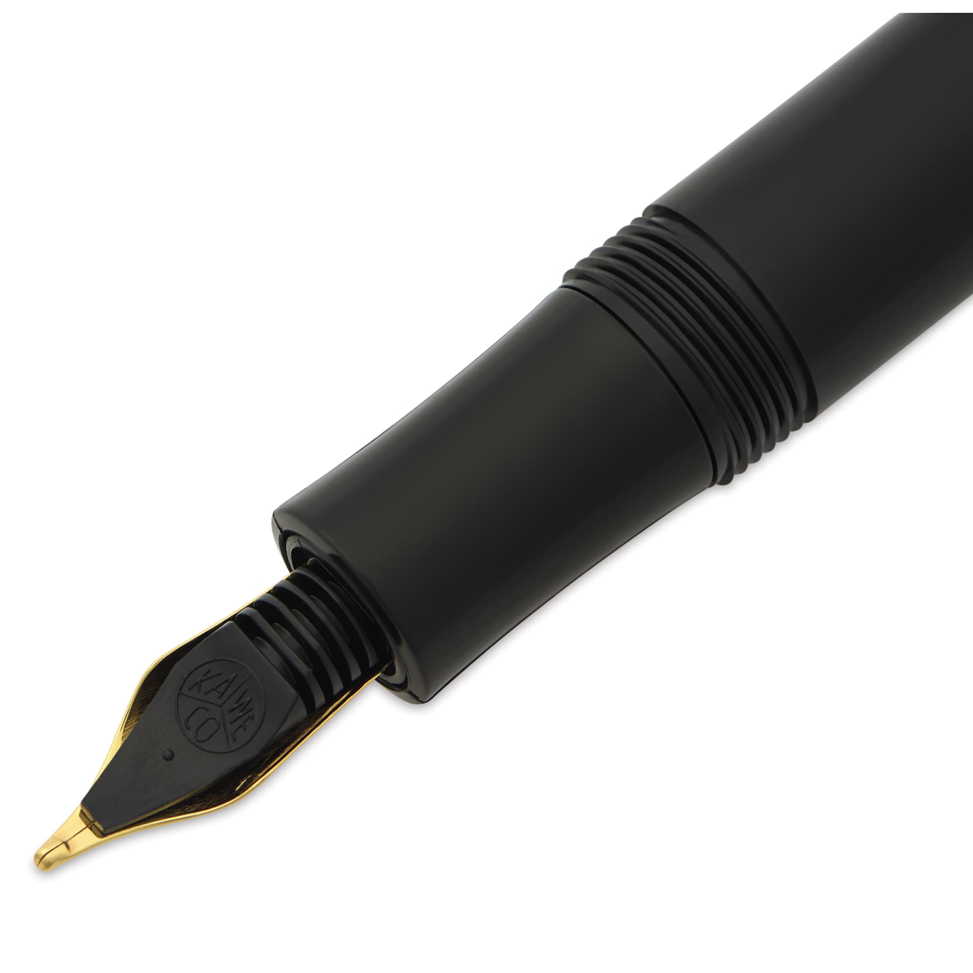 Kaweco Classic Sport Fountain Pen - Black, Extra-Broad, close-up of the ink feed