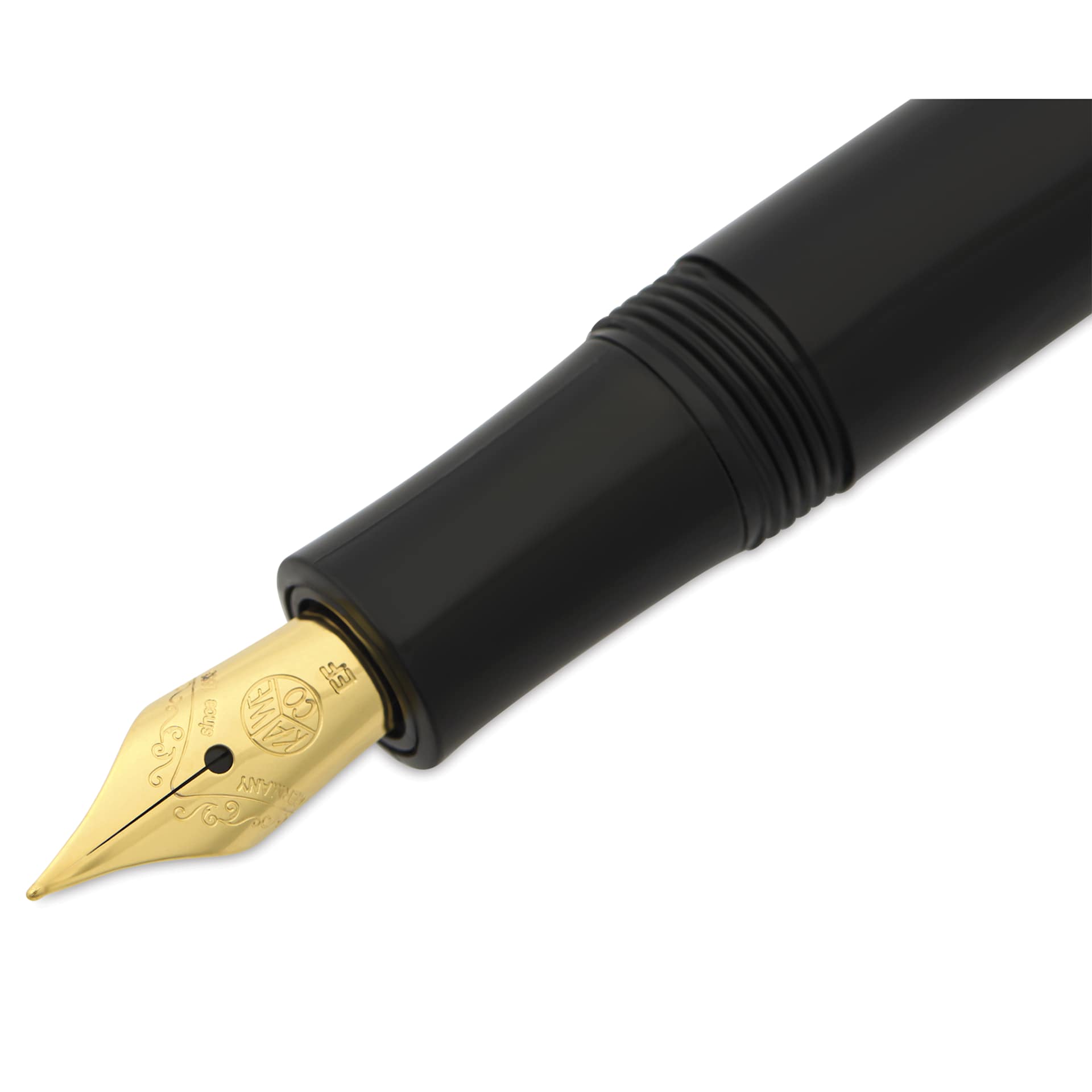 Kaweco Classic Sport Fountain Pen - Black, Extra-Fine, close-up of the nib