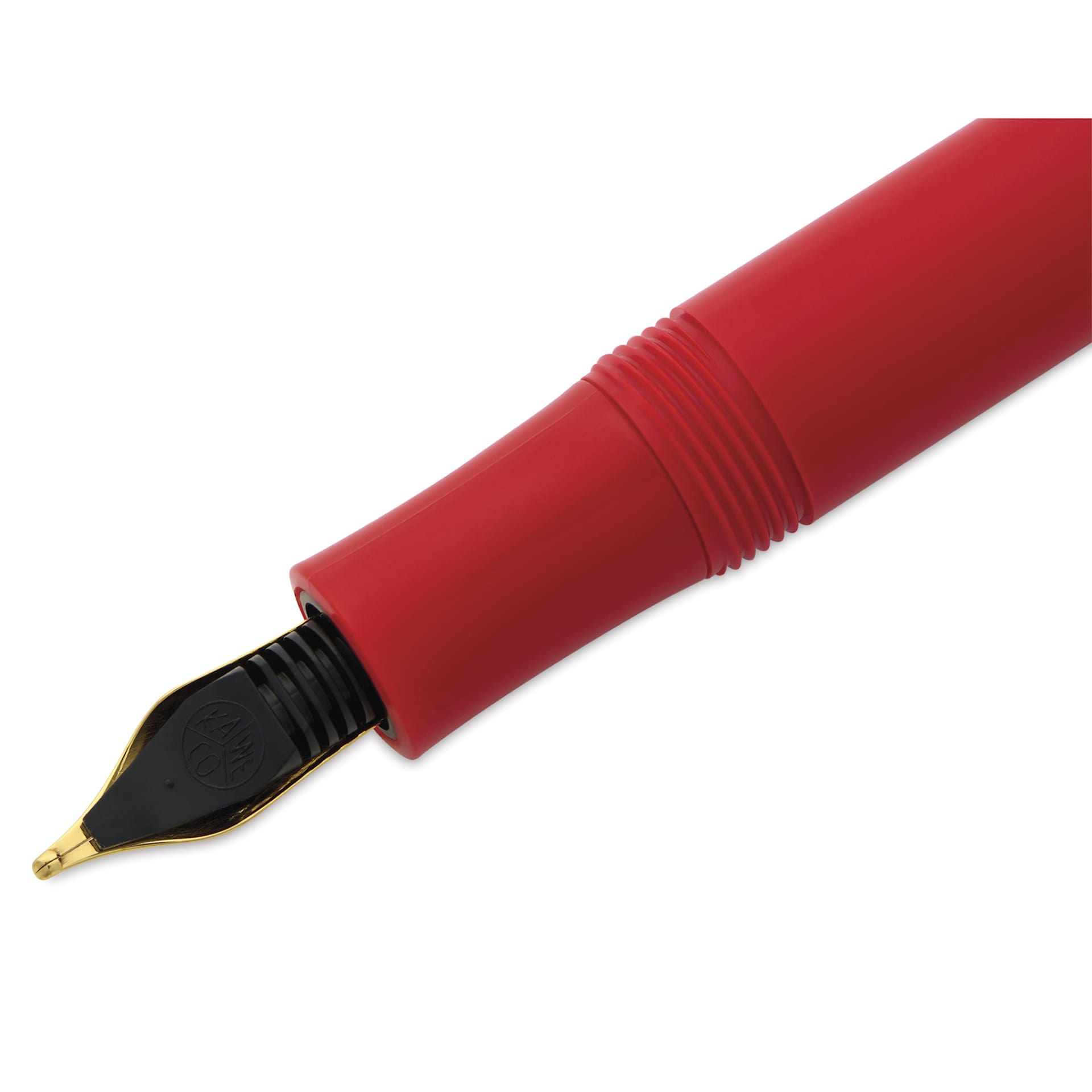 Kaweco Classic Sport Fountain Pen - Red, Extra-Broad, close-up of the ink feed