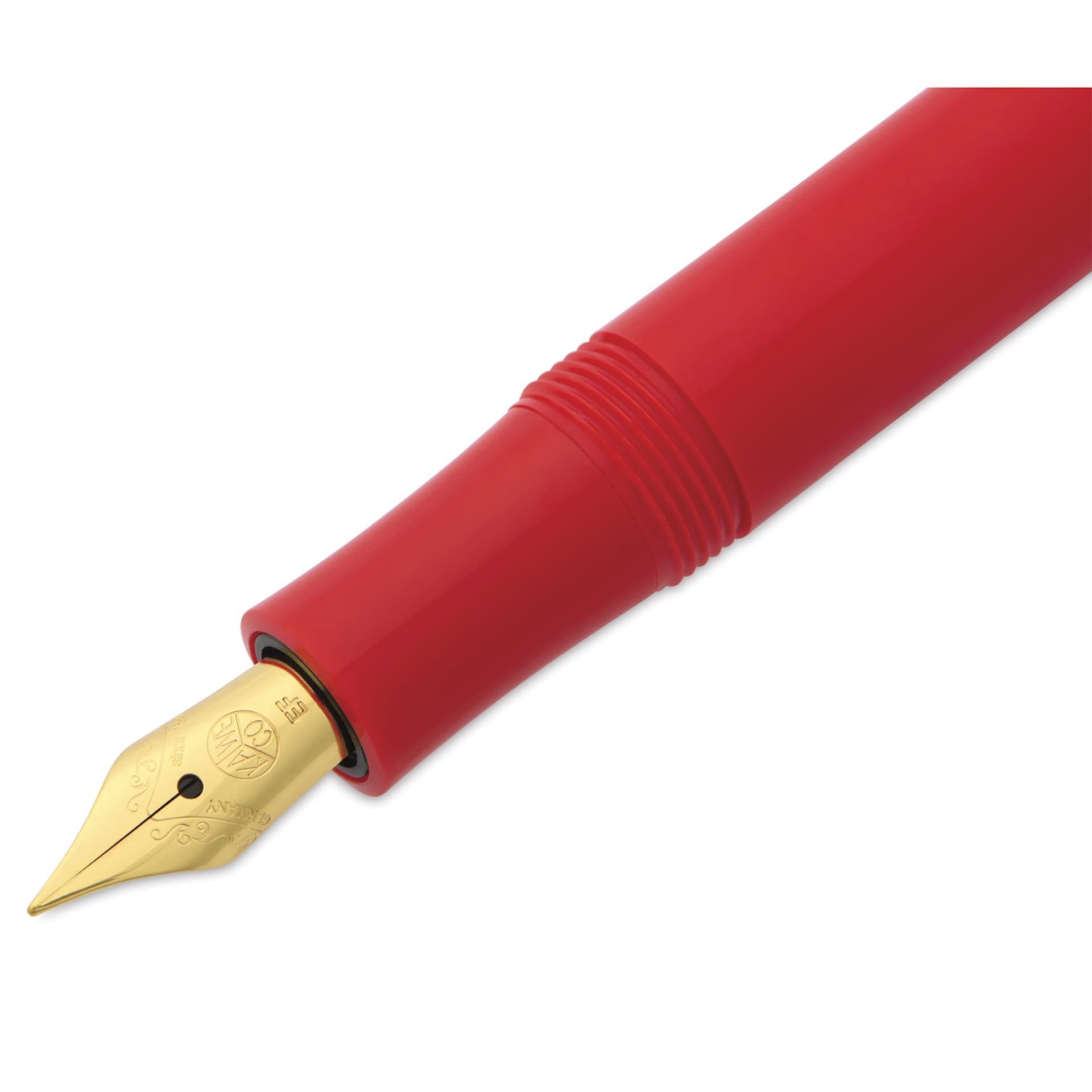 Kaweco Classic Sport Fountain Pen - Red, Extra-Fine, close-up of the nib