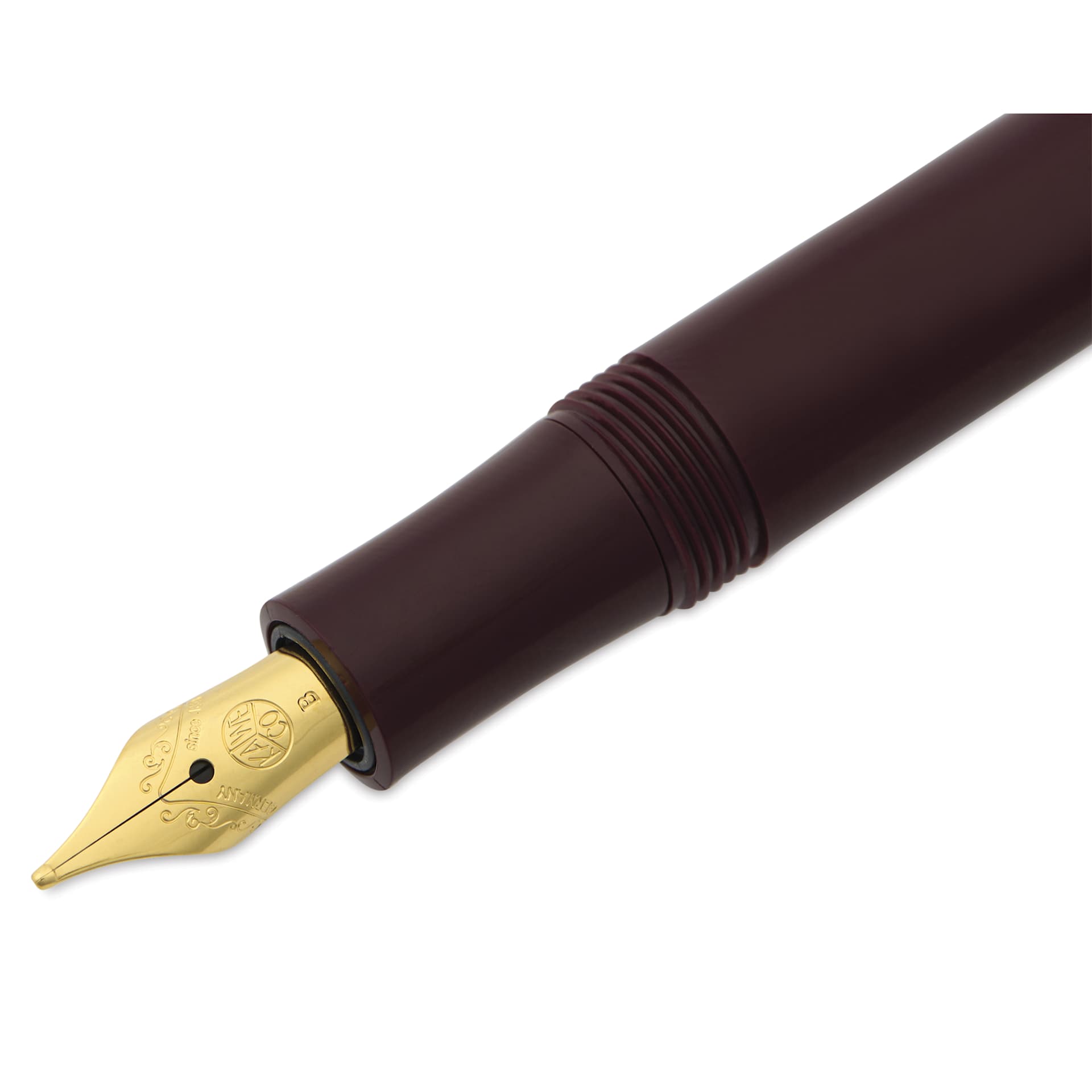 Kaweco Classic Sport Fountain Pen - Bordeaux, Broad, close-up of the nib