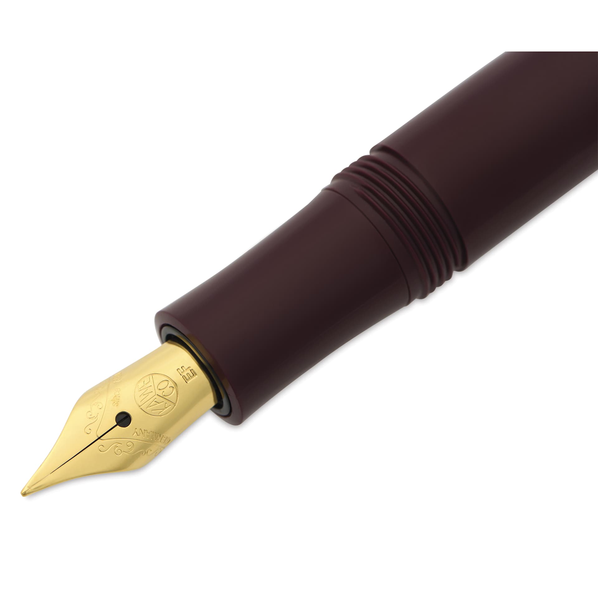 Kaweco Classic Sport Fountain Pen - Bordeaux, Extra-Fine, close-up of the nib