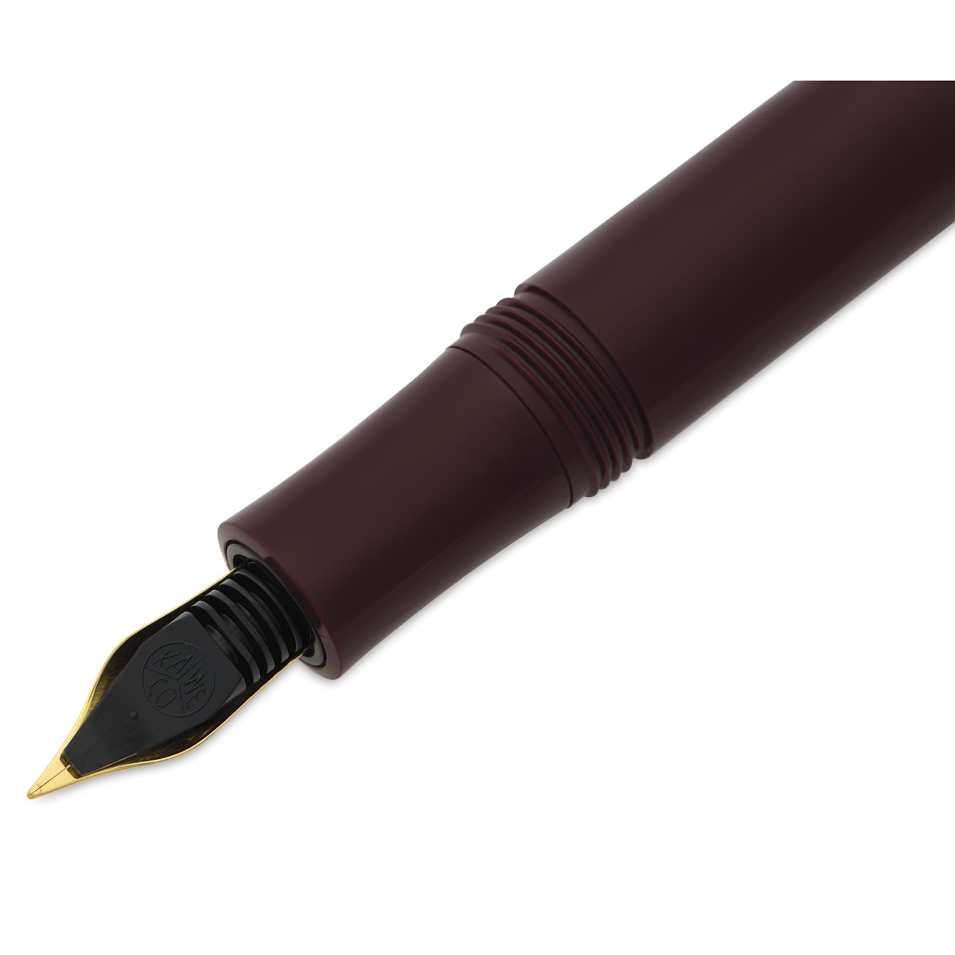 Kaweco Classic Sport Fountain Pen - Bordeaux, Extra-Fine, close-up of the ink feed