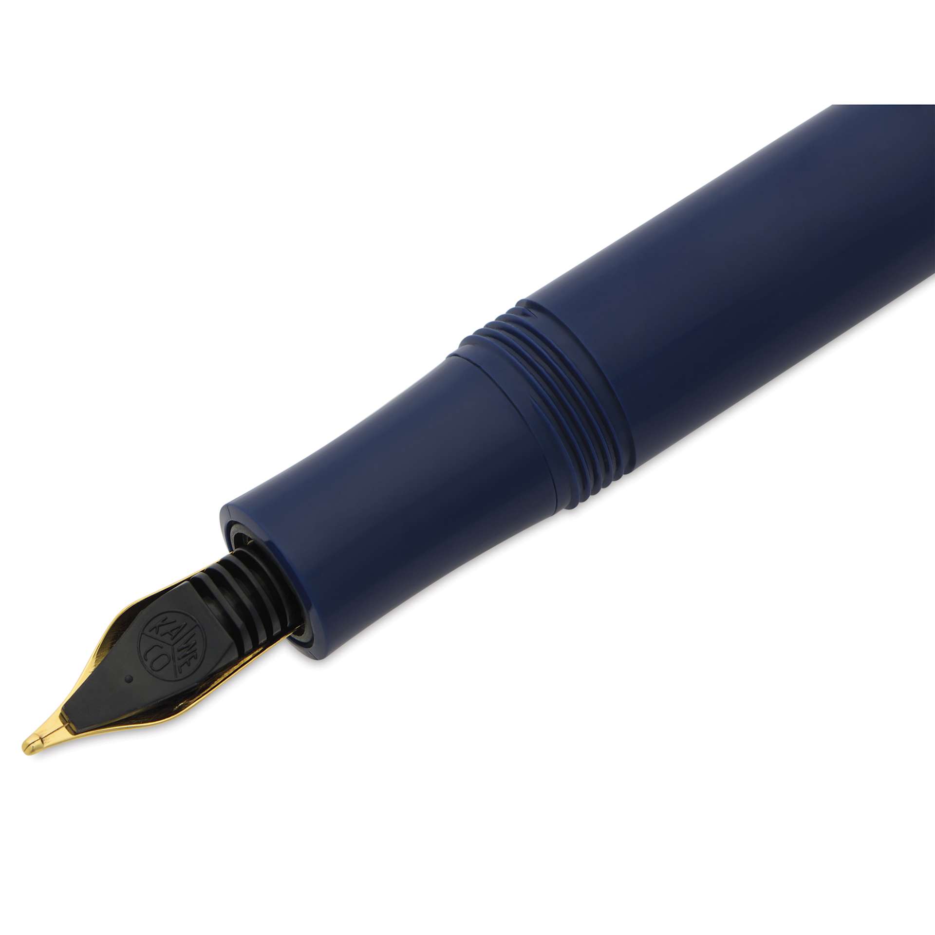 Kaweco Classic Sport Fountain Pen - Navy, Broad, close-up of the ink feed