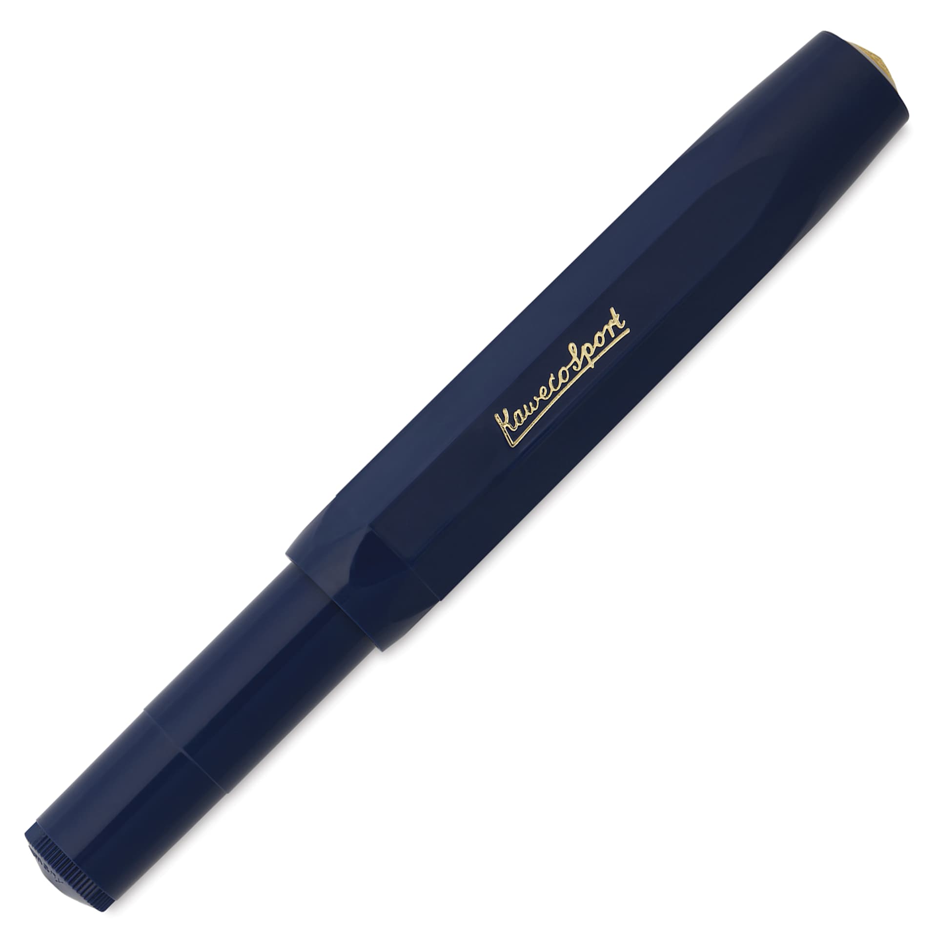 Kaweco Classic Sport Fountain Pen - Navy, Fine, cap replaced