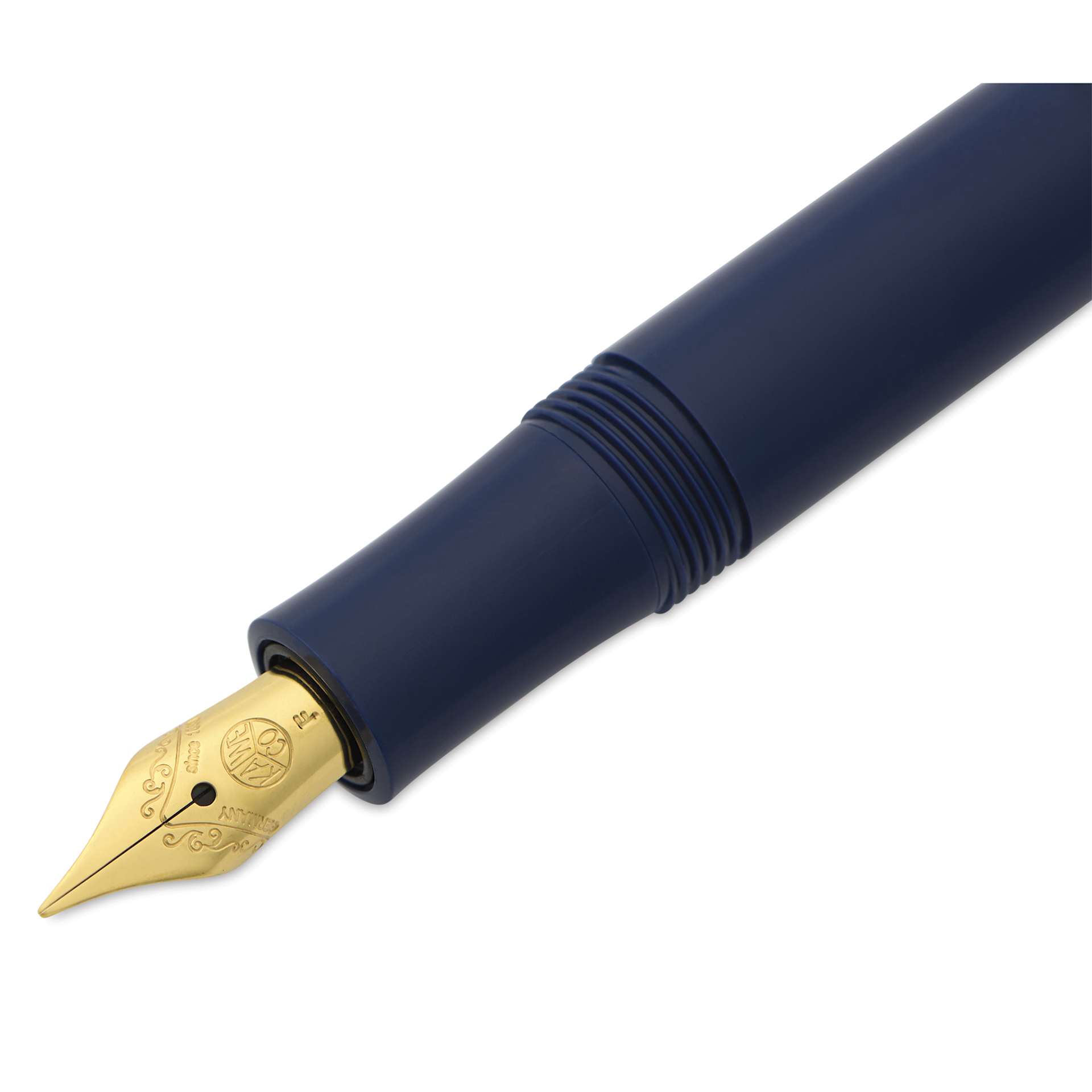 Kaweco Classic Sport Fountain Pen - Navy, Fine, close-up of the nib