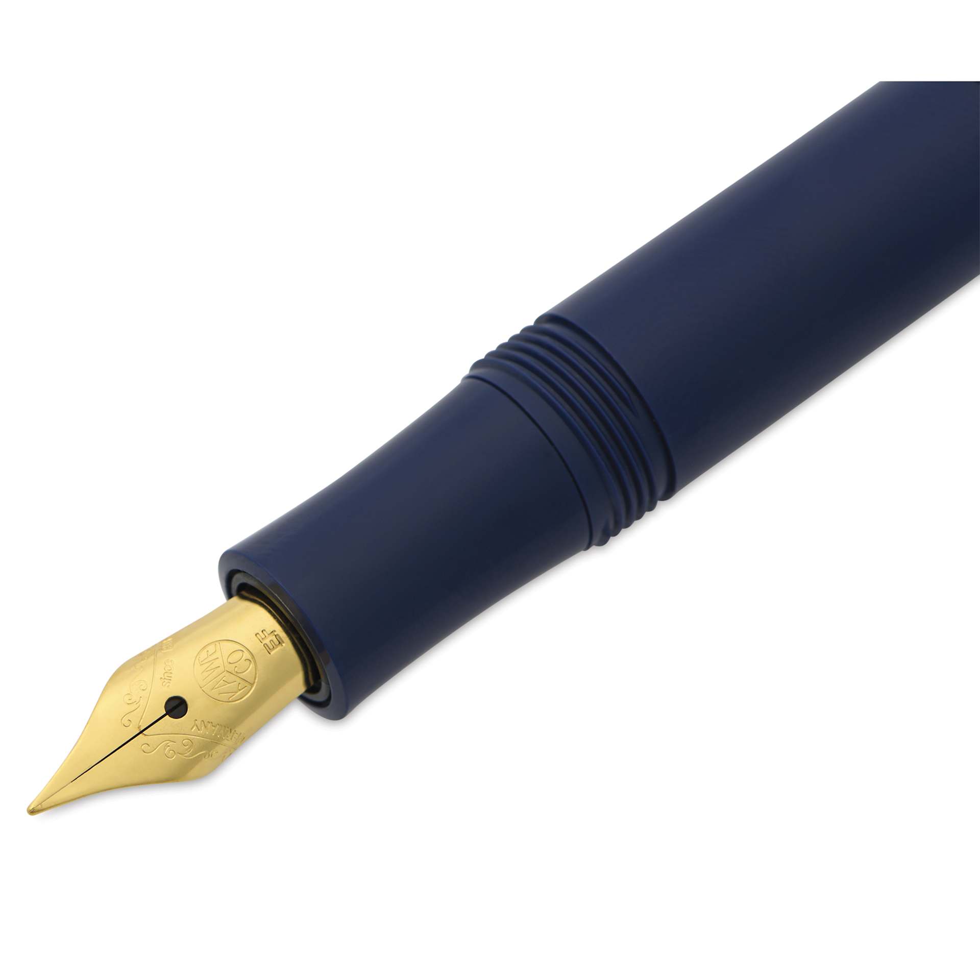 Kaweco Classic Sport Fountain Pen - Navy, Extra-Fine, close-up of the nib