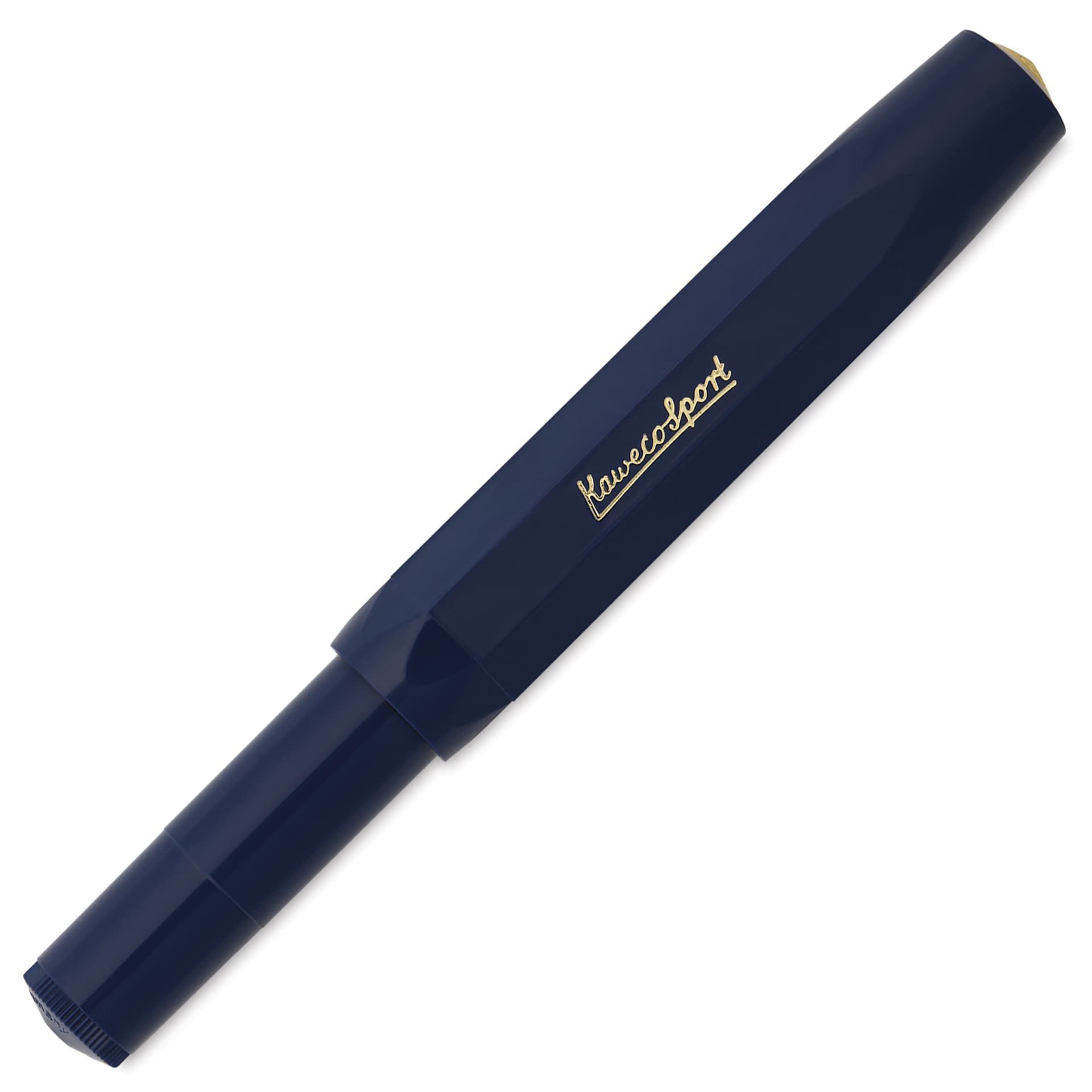 Kaweco Classic Sport Fountain Pen - Navy, Medium, cap replaced