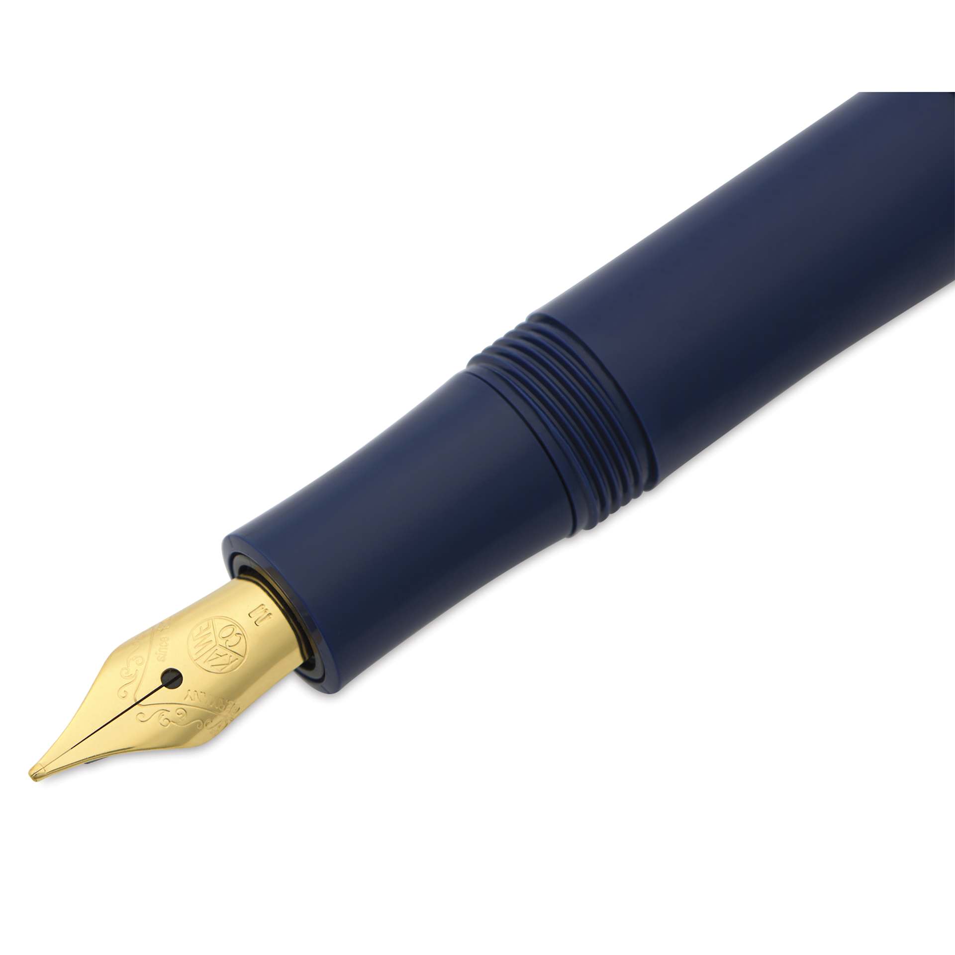 Kaweco Classic Sport Fountain Pen - Navy, Medium, close-up of the nib