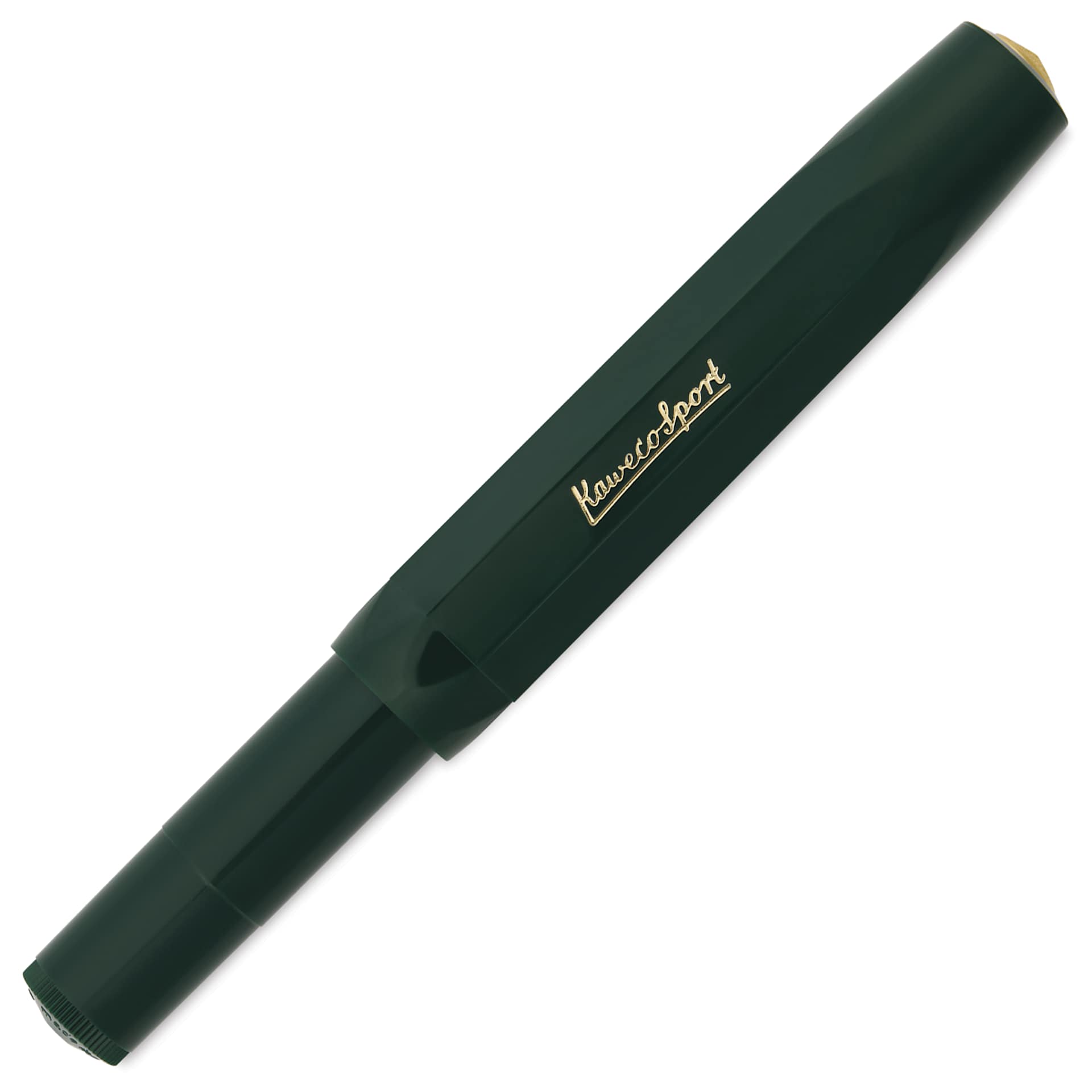 Kaweco Classic Sport Fountain Pen - Green, Broad, cap replaced