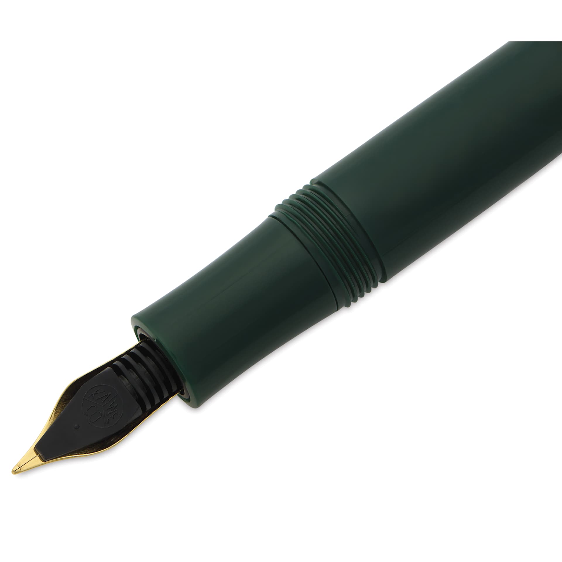 Kaweco Classic Sport Fountain Pen - Green, Fine, clos-eup of the ink feed