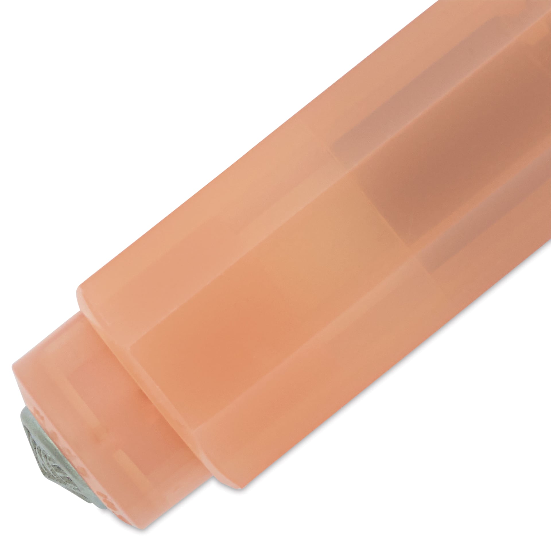 Kaweco Frosted Sport Ballpoint Pen - Soft Mandarin - end of push-button mechanism