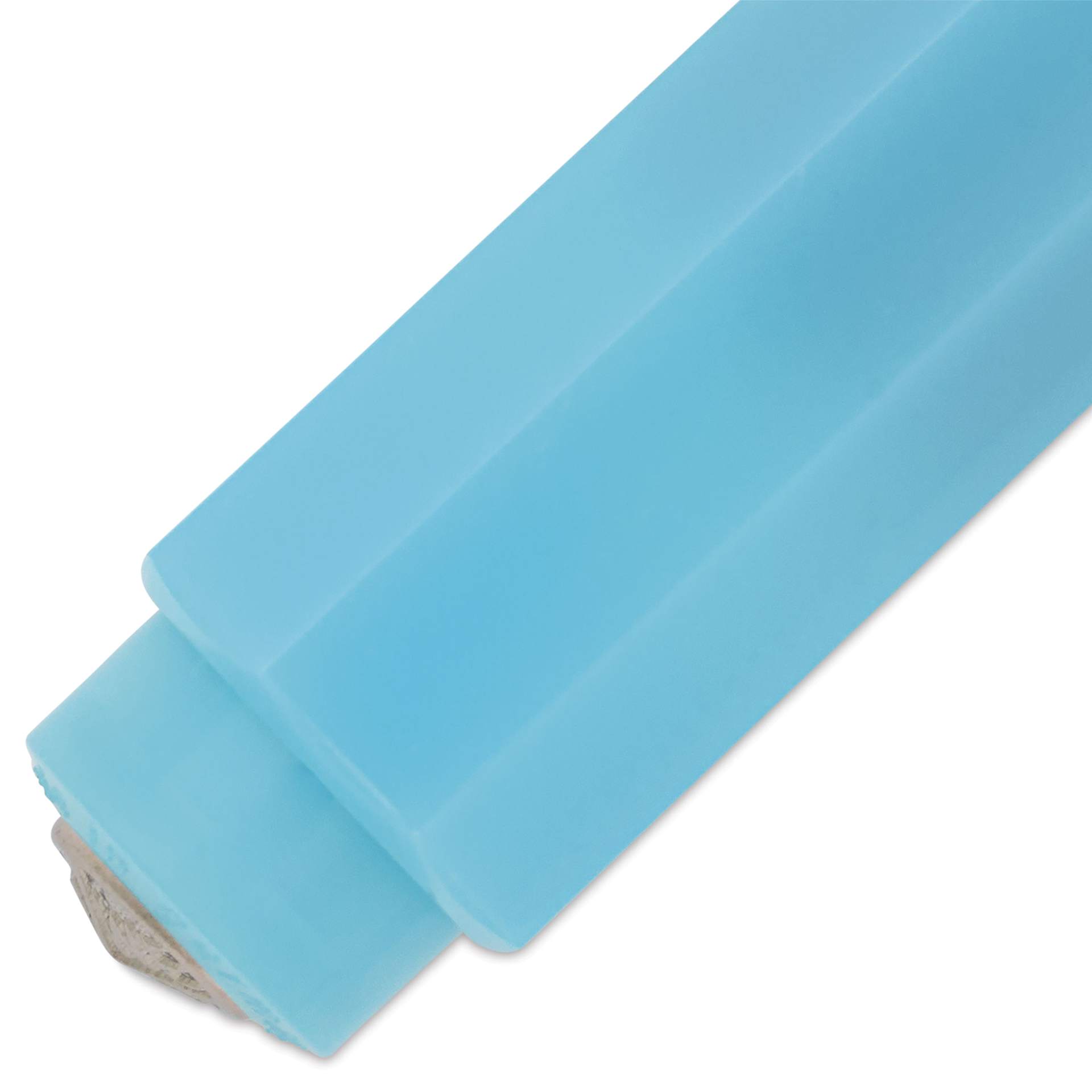Kaweco Frosted Sport Ballpoint Pen - Light Blueberry - close-up of push-button mechanism