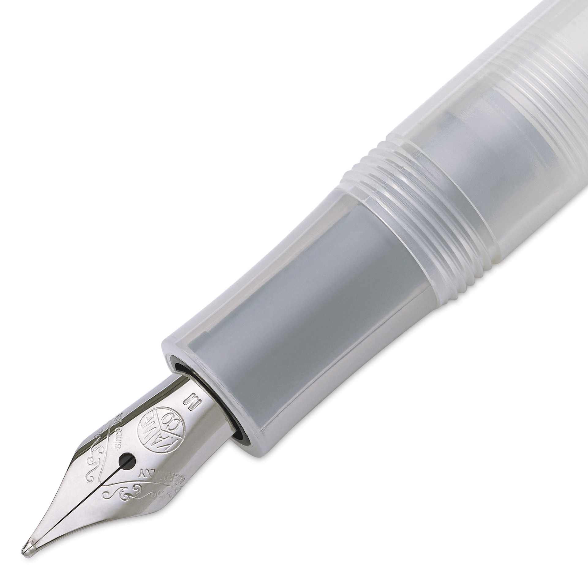 Kaweco Frosted Sport Fountain Pen - Coconut, Medium, close-up nib