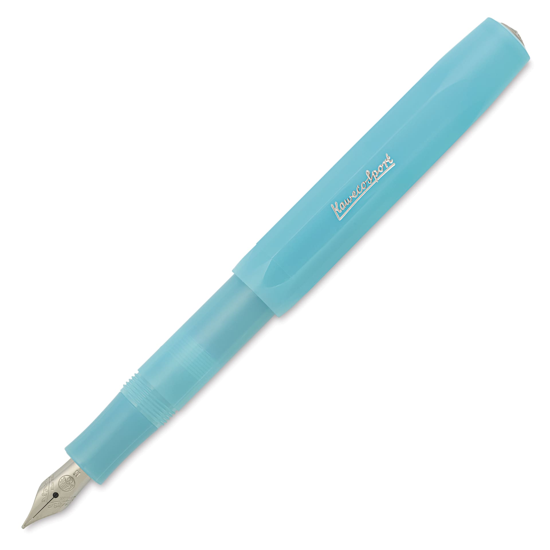 Kaweco Frosted Sport Fountain Pen - Light Blueberry, Medium